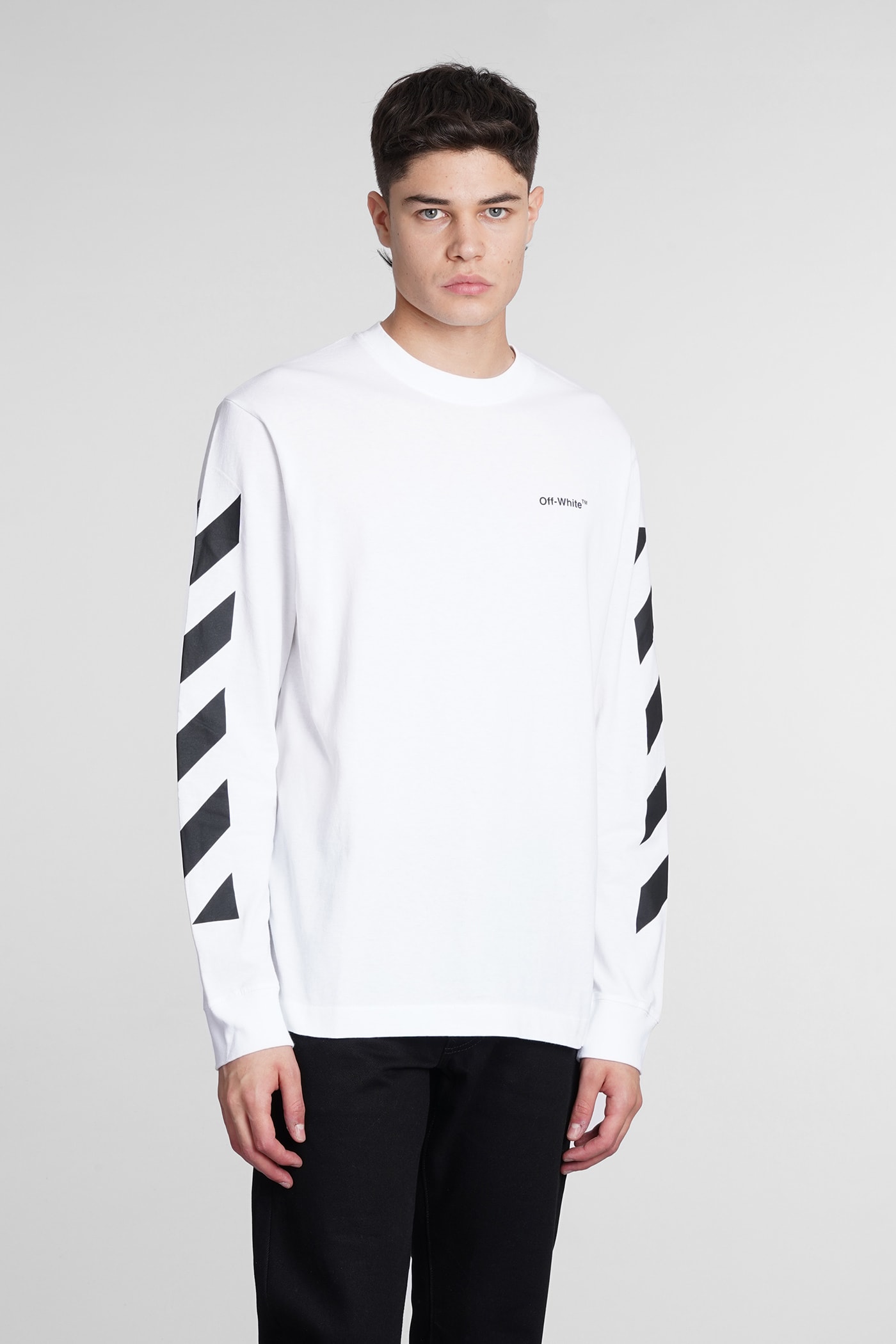 Off-White T-shirt In White Cotton