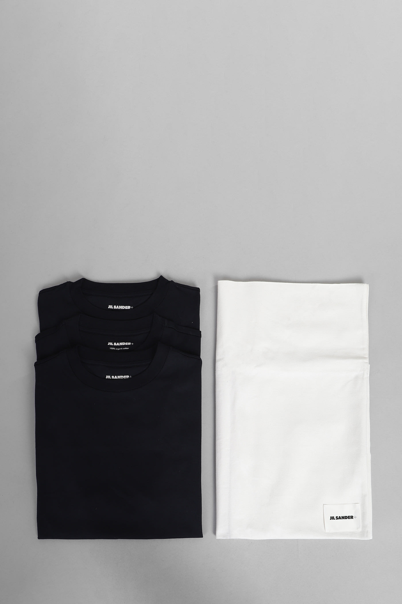 Jil Sander T-shirt 3-pack In Blue Cotton