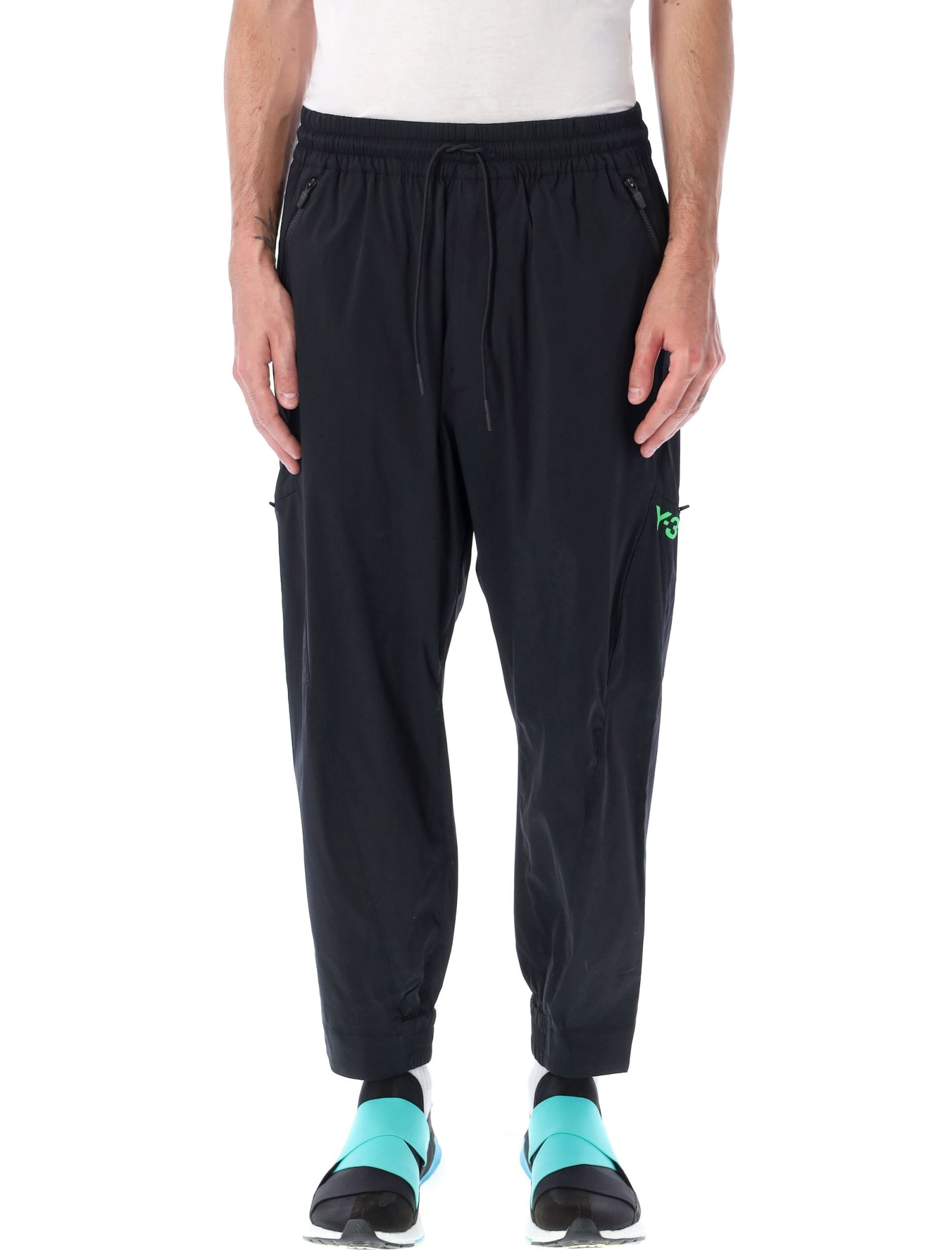 Y-3 High-waisted Tapered Track Trousers