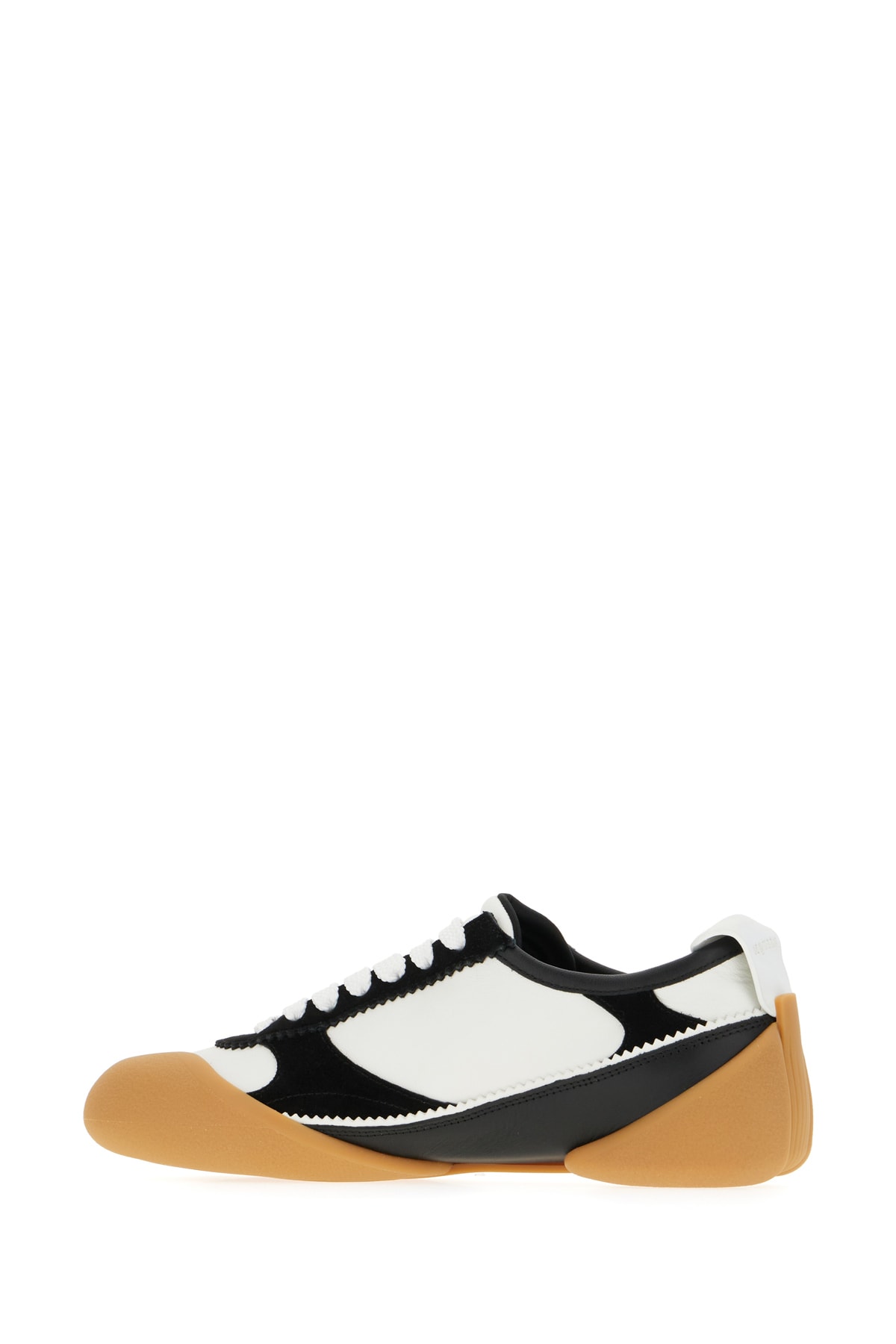 Alexander Mcqueen Two-tone Leather And Suede Sneakers In Multi