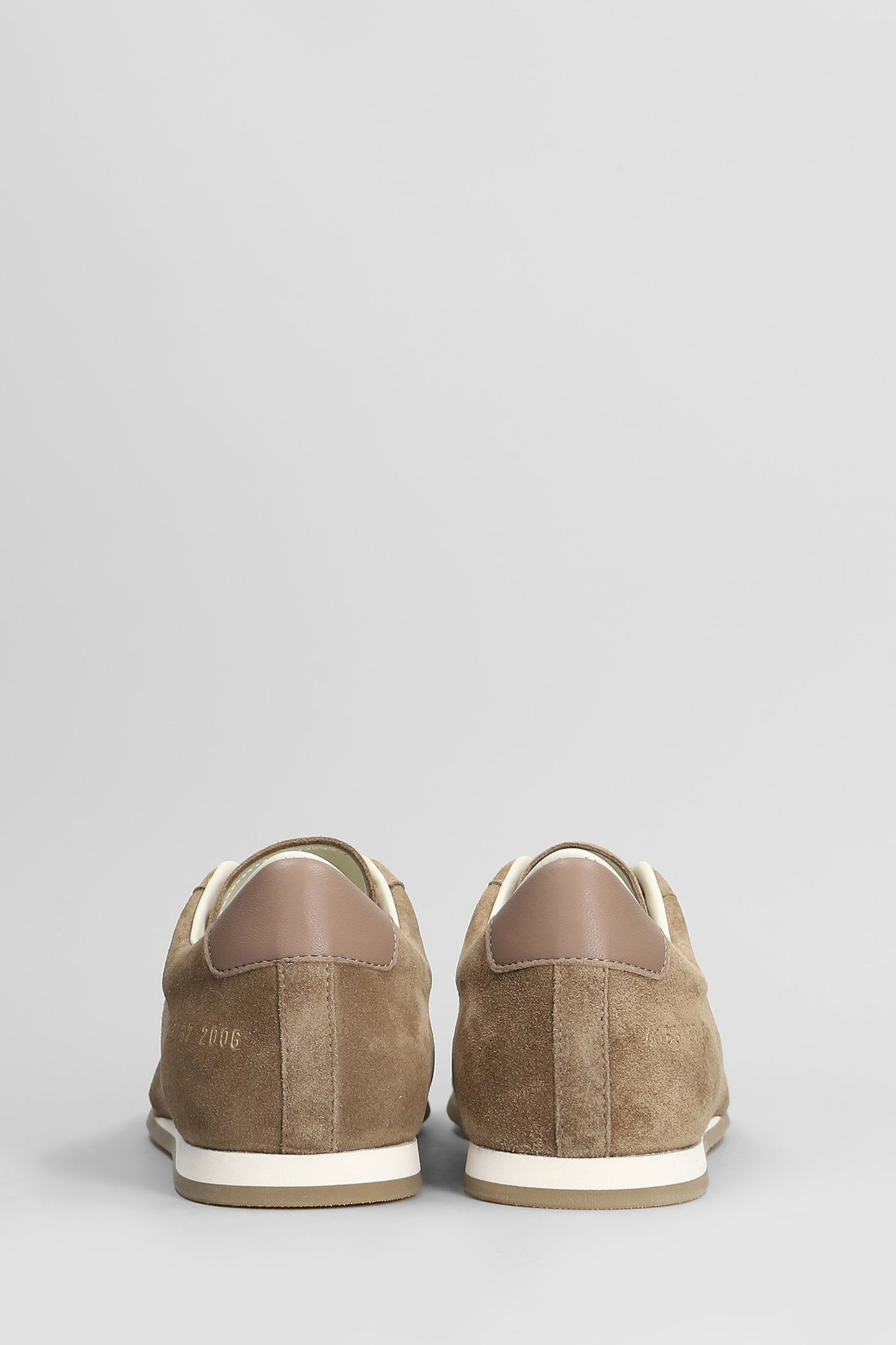 Common Projects Driving Shoe Sneakers In Taupe Suede In Brown