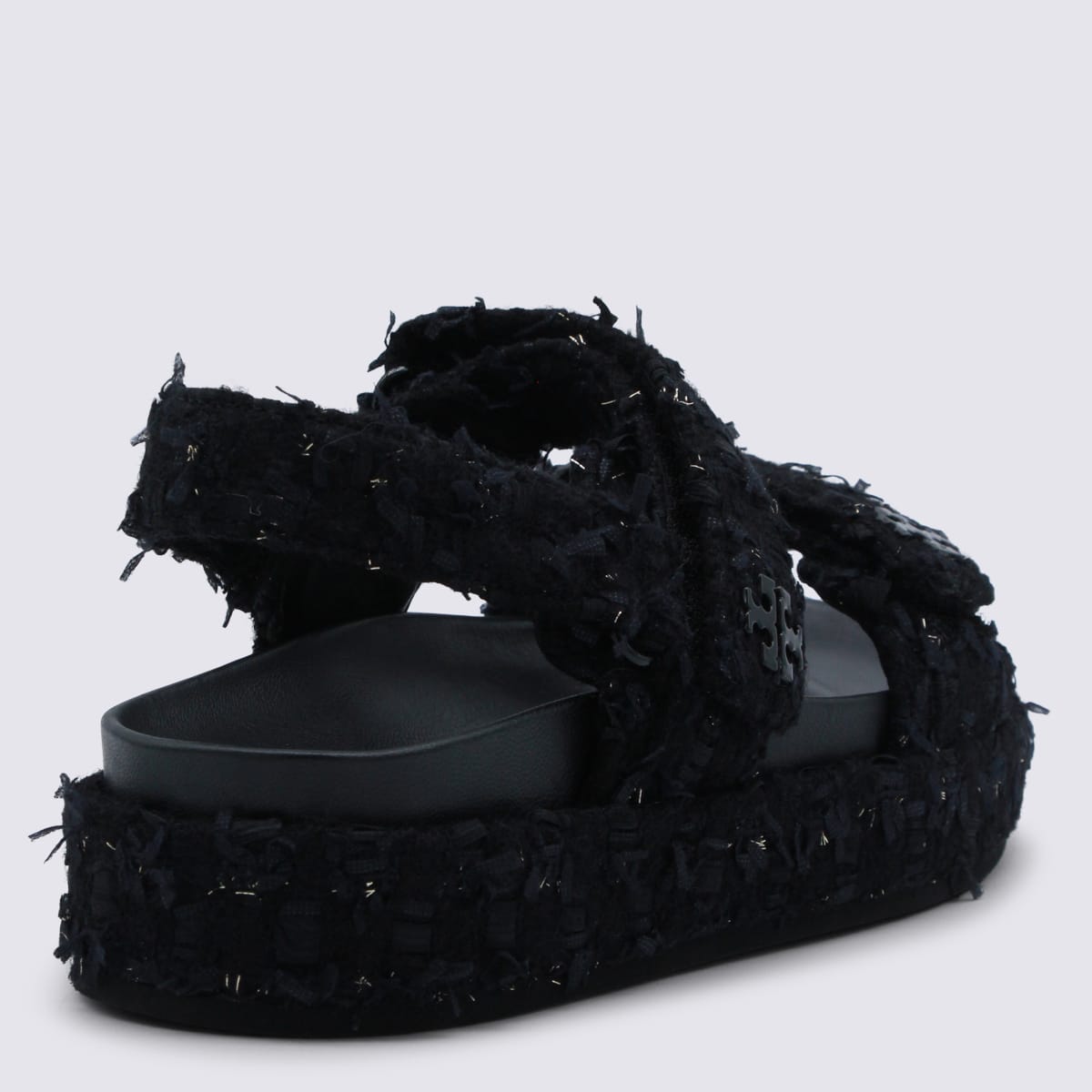 Tory Burch Dark Navy Sandals In Black