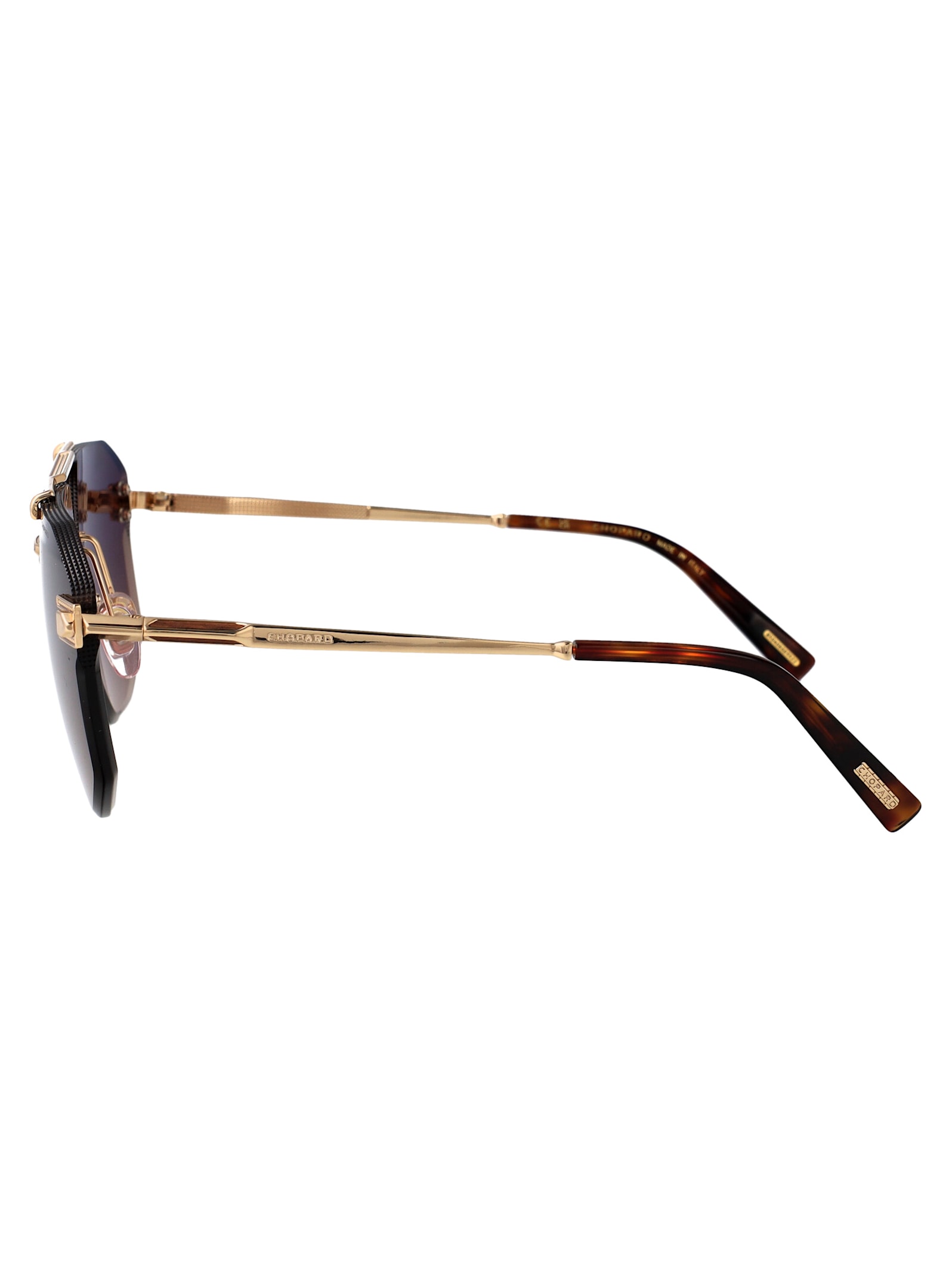 Chopard Schl23 Sunglasses In Oro Rose Lucido