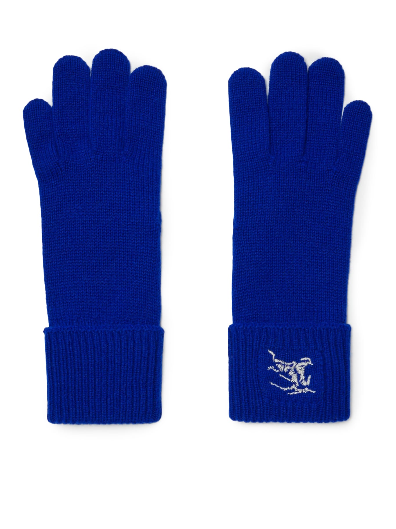 Shop Burberry Lg Ekd Cashmere Gloves In Knight