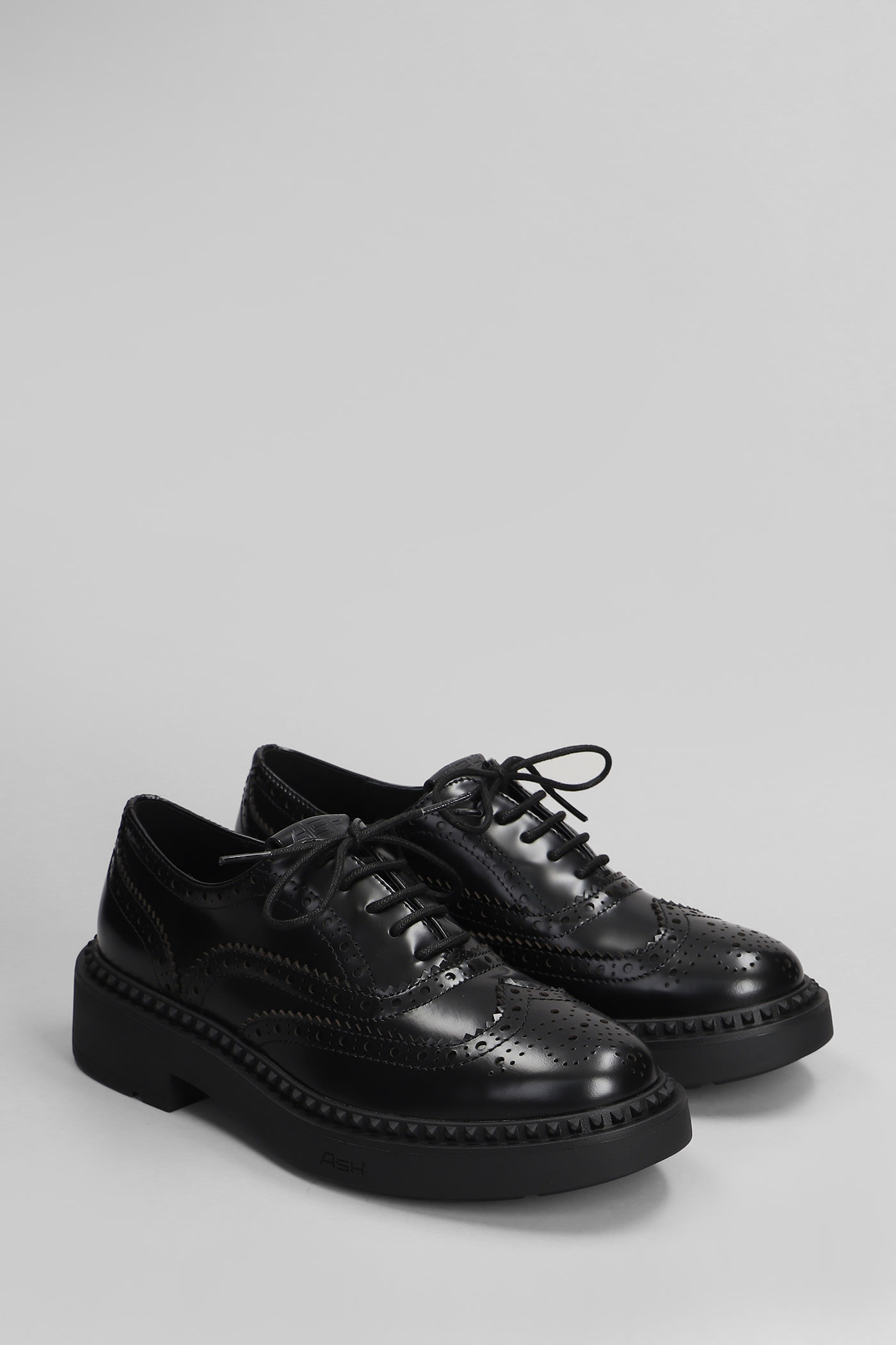 Shop Ash Mercer Loafers In Black Leather