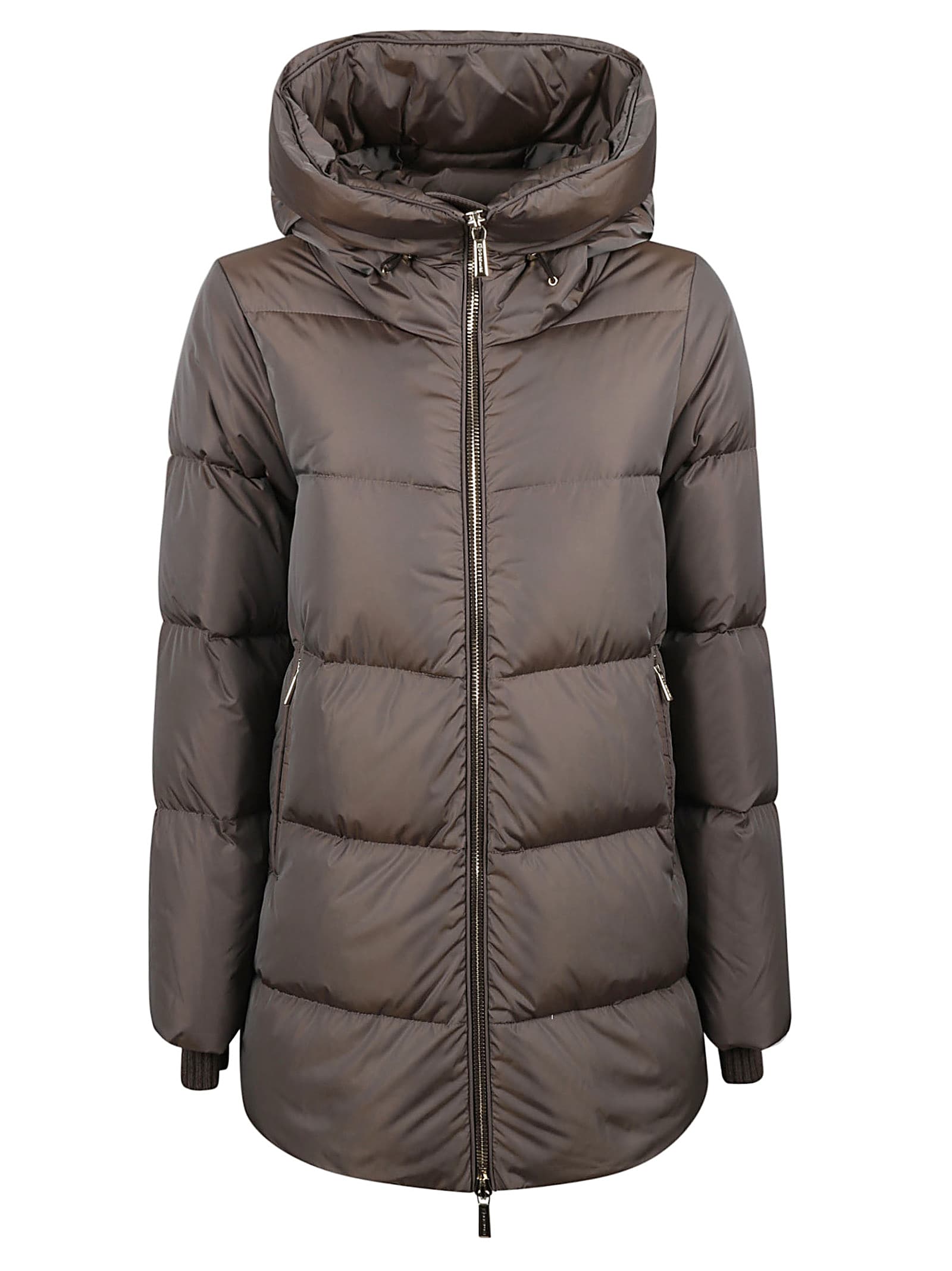 Shop Moorer Coats In Golden Brown