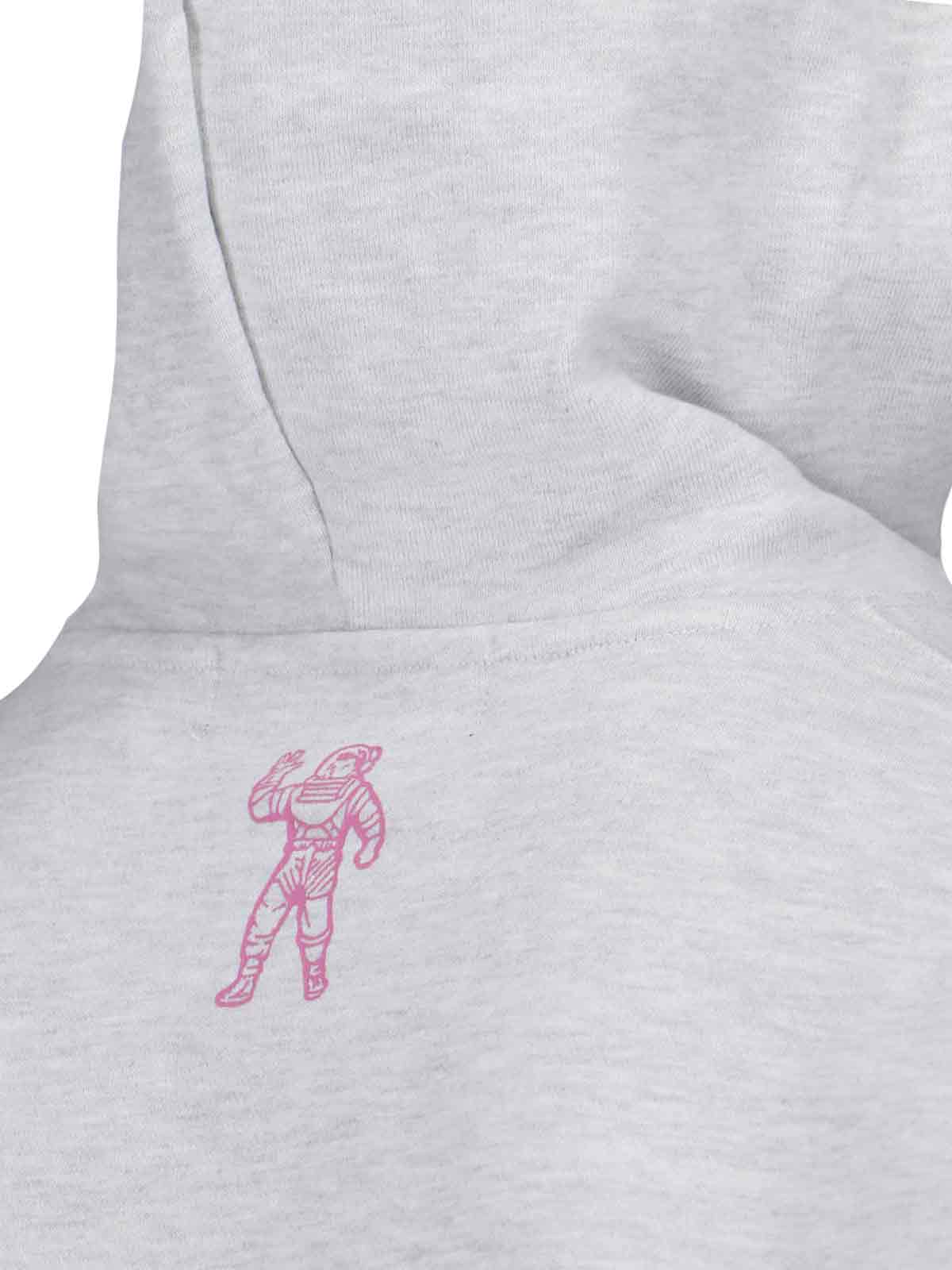 Billionaire Tropical Crest Popover Hoodie In Gray
