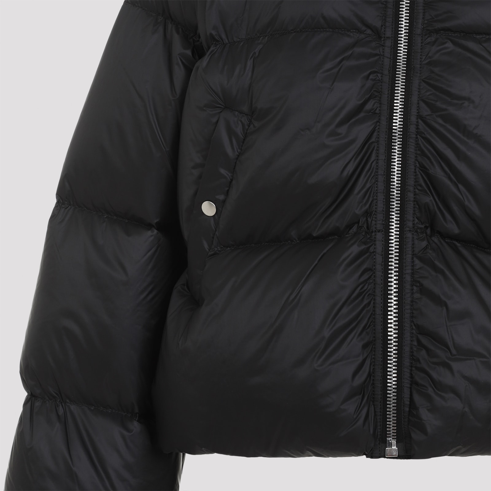 Shop Rick Owens Turtle Jacket In Black