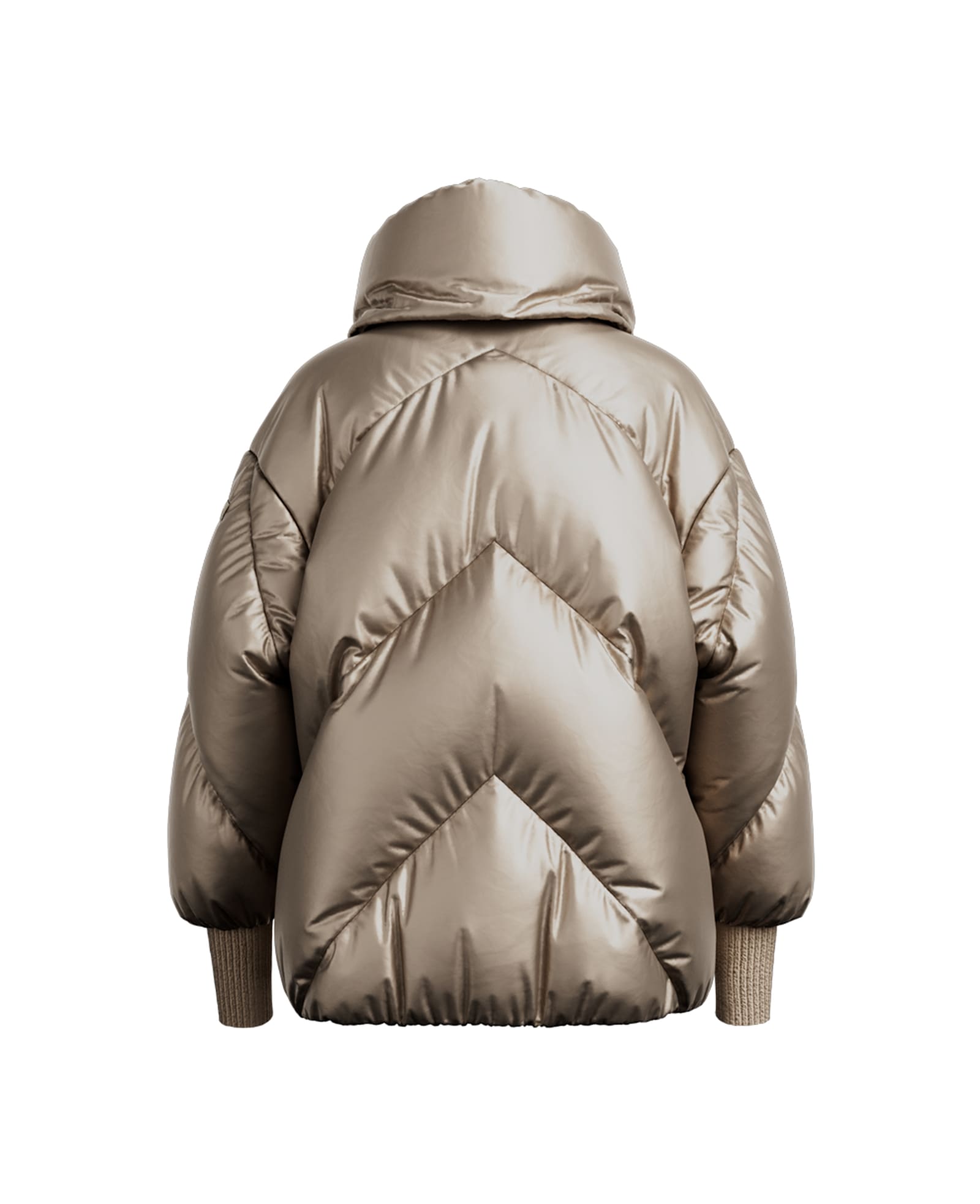 Shop Tatras Risha Down Jacket In Ivory