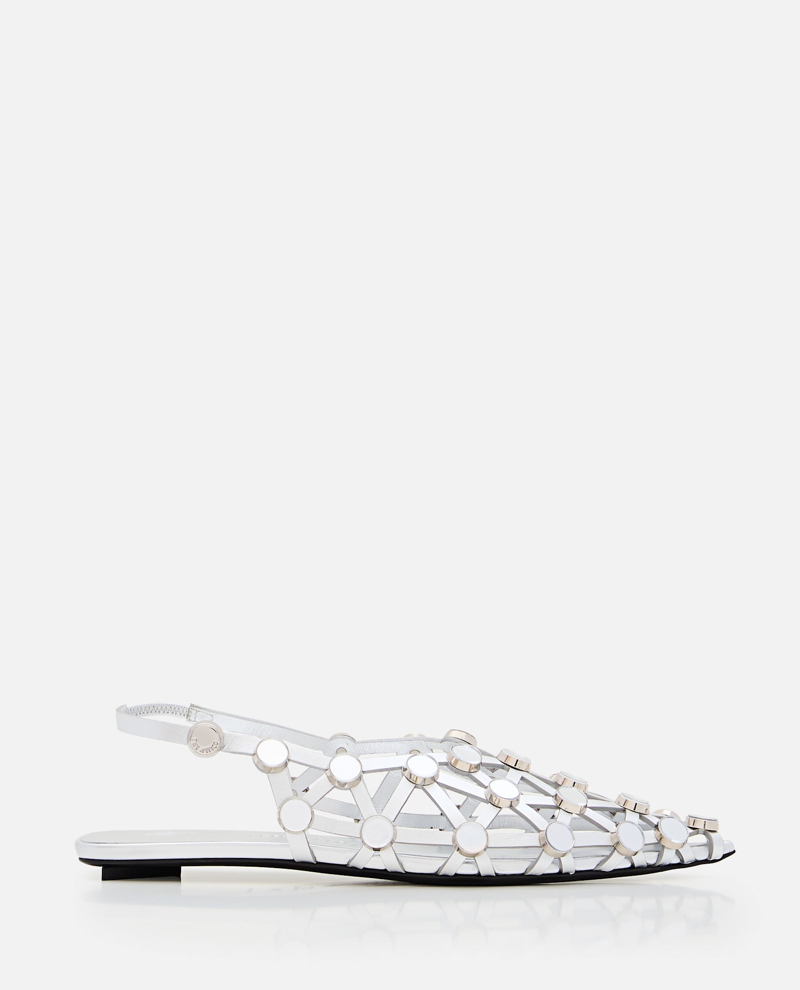 Attico Ballerina Grid In Silver
