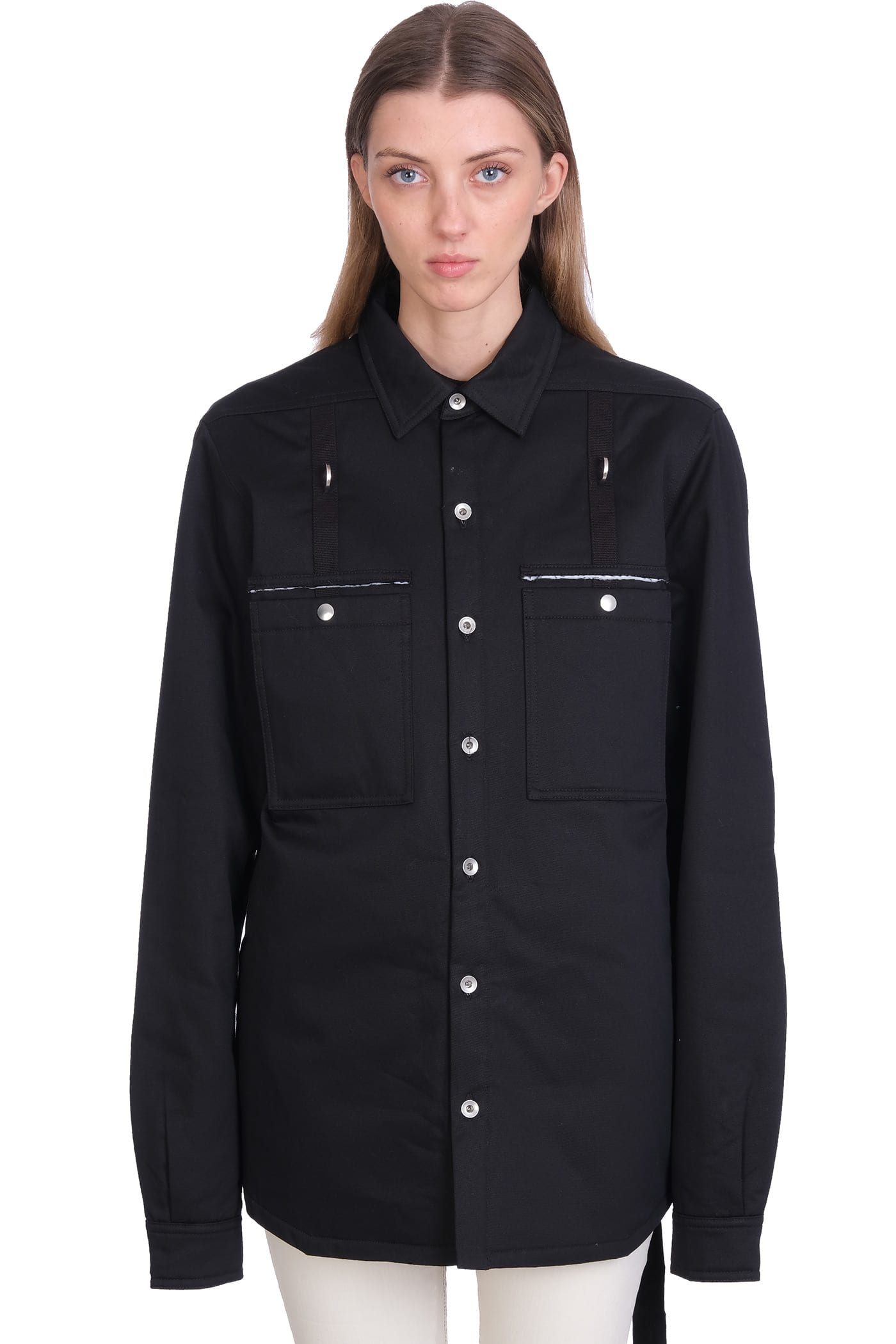 DRKSHDW Outershirt Casual Jacket In Black Polyester