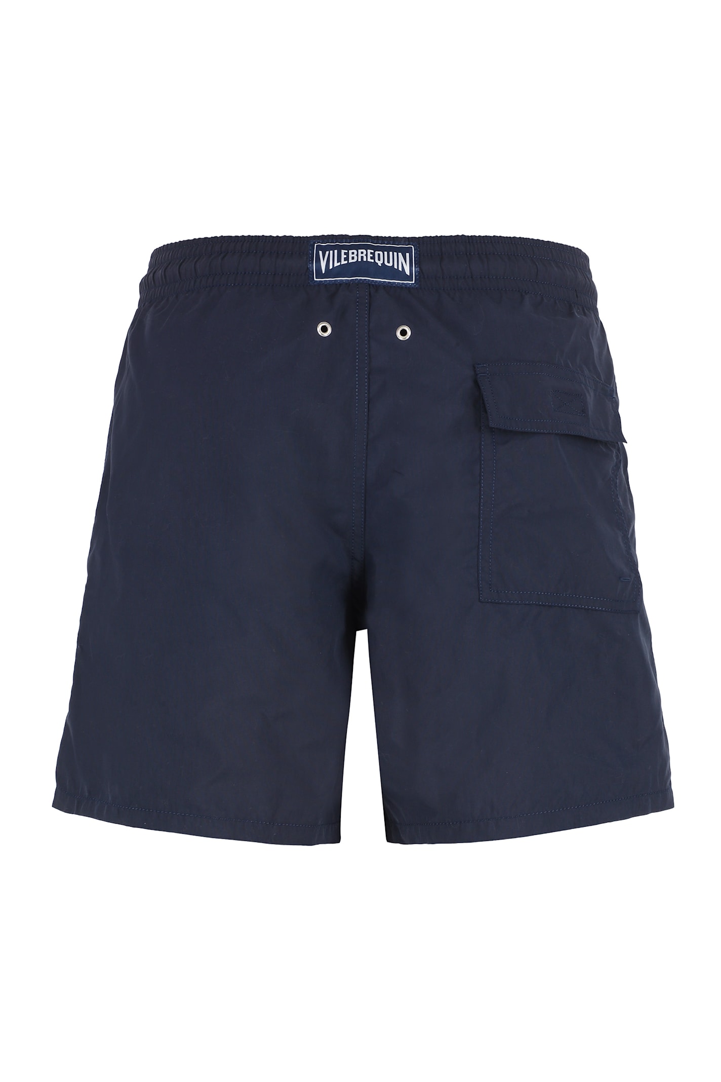 Vilebrequin Mens Noir Moorea Drawstring-waist Recycled-polyamide Swim Shorts