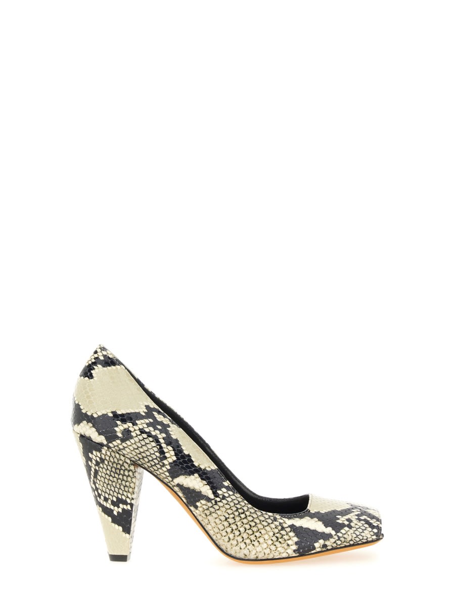 Shop Khaite Pump Cedar In Animalier