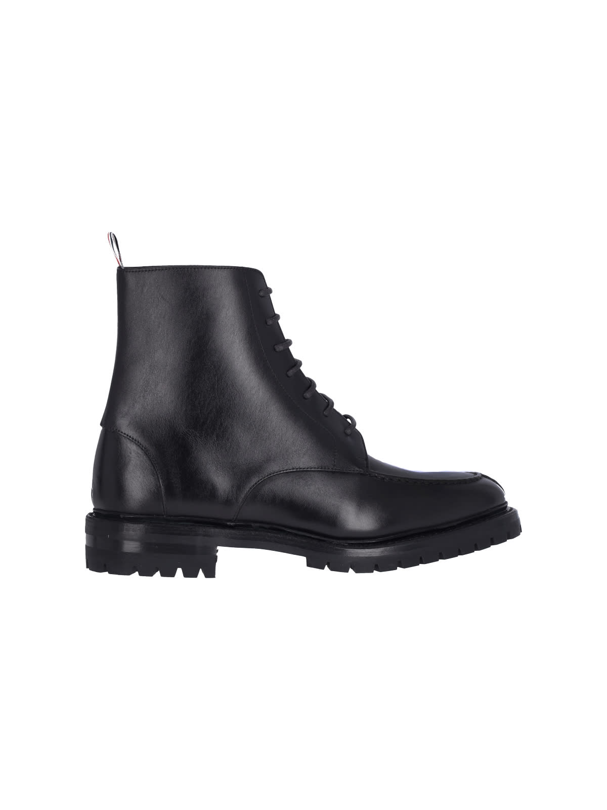 Thom Browne Classic Commando Derby Boots In Black