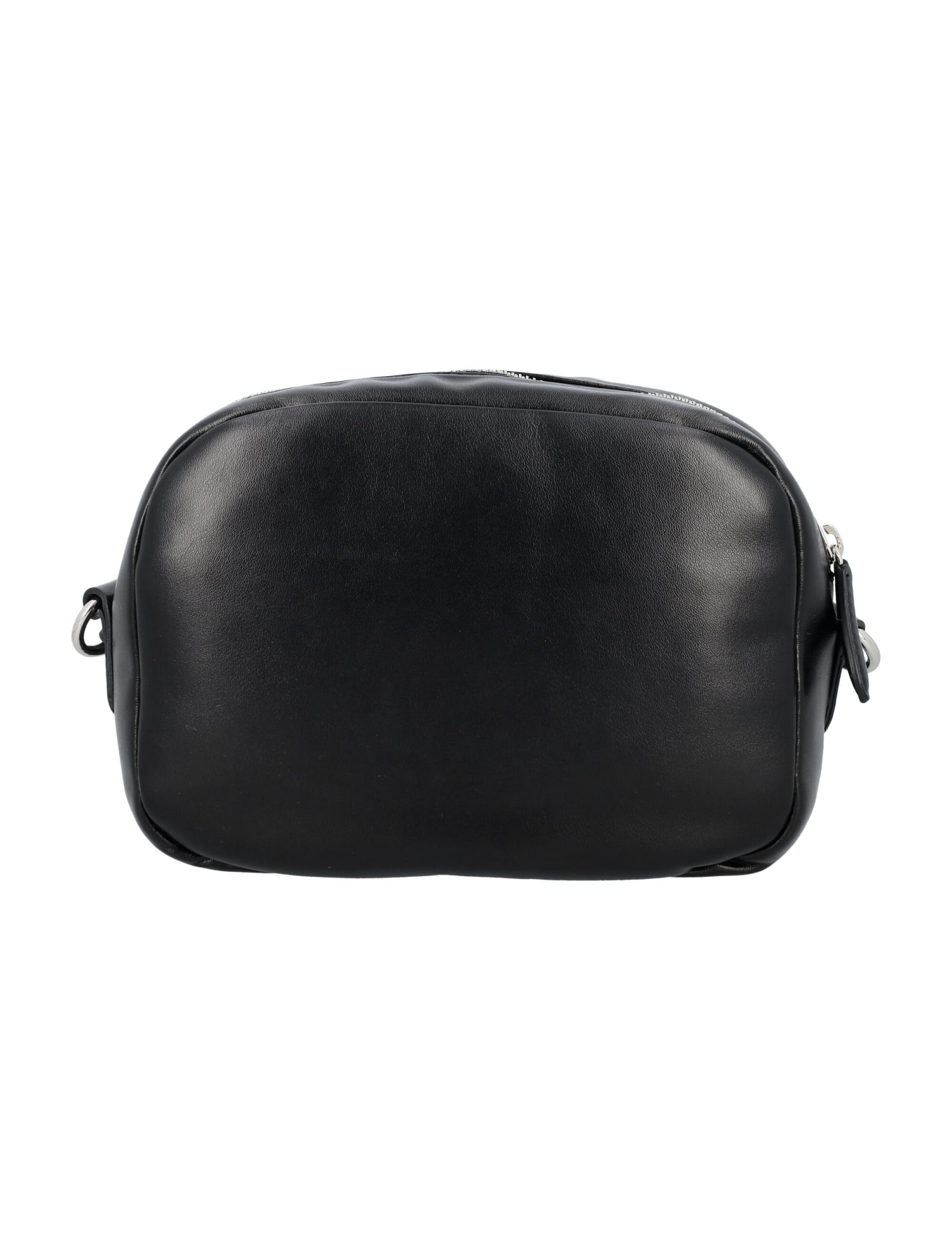 Shop Stella Mccartney Padded Small Camera Bag In Black