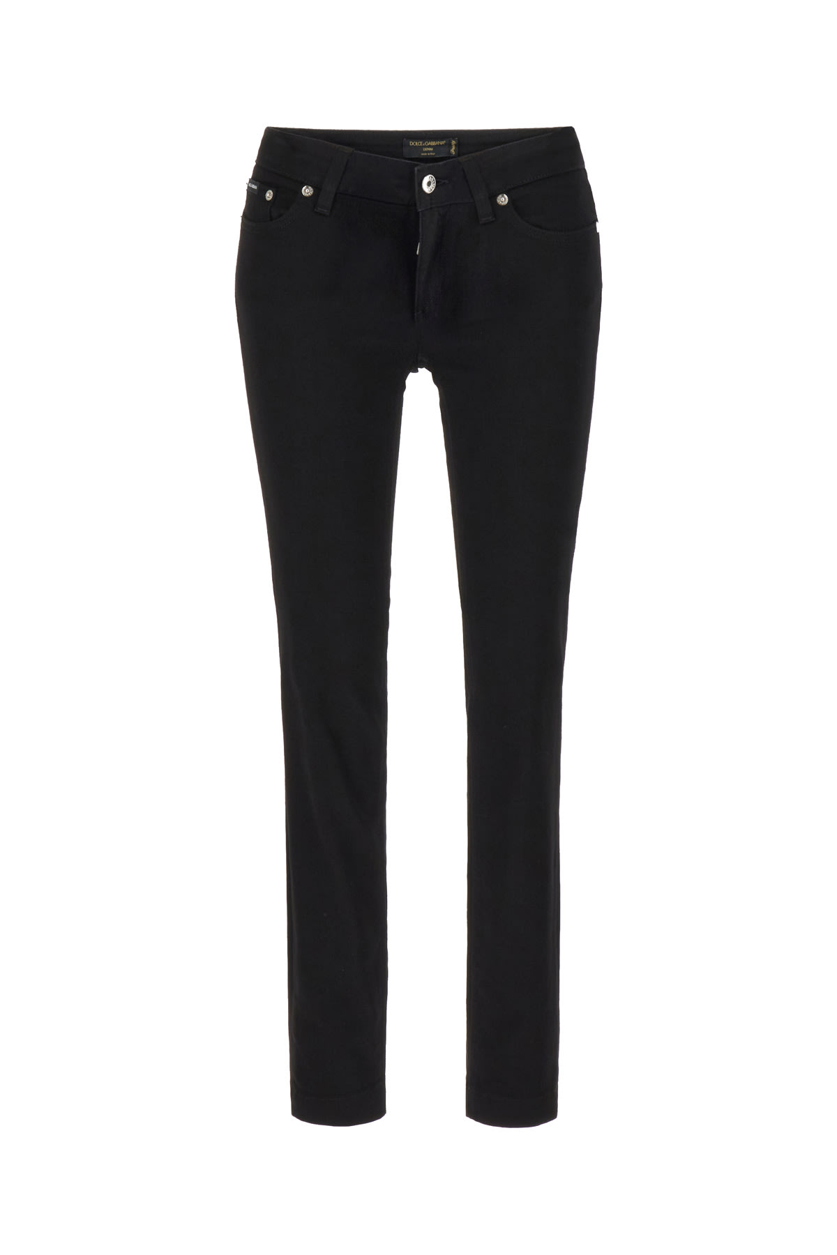 Dolce & Gabbana Black Denim Jeans In Variante Abbinata