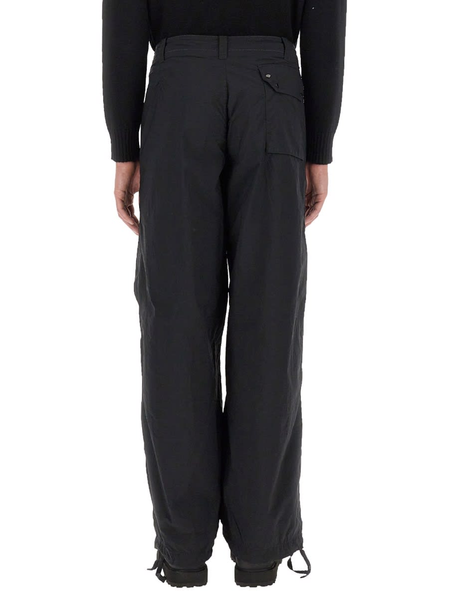 Ten C Utility Cargo Pants Drawstring Hem In Black