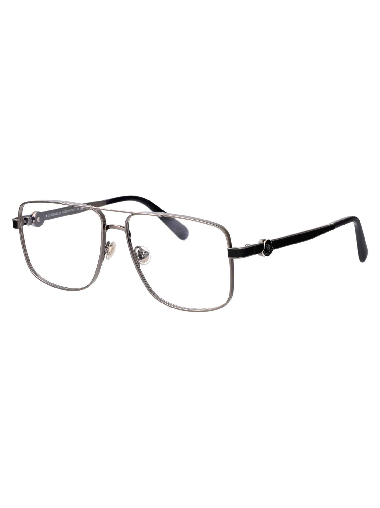 Shop Moncler Ml5178 Glasses In 008 Antracite Lucido