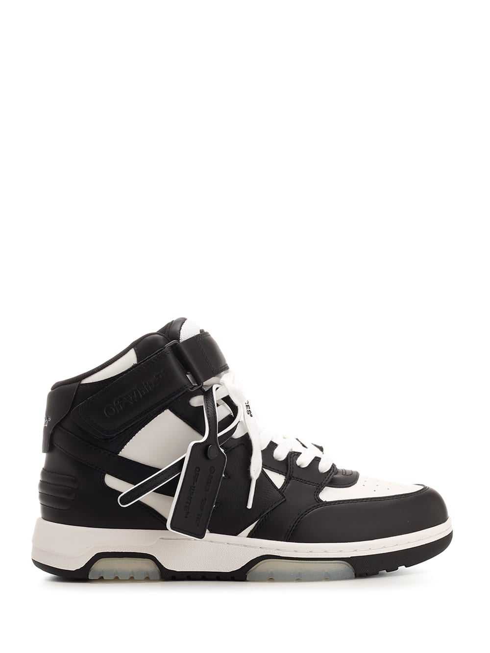 Shop Off-white Out Of Office Mid Top Sneaker In Bianco/nero
