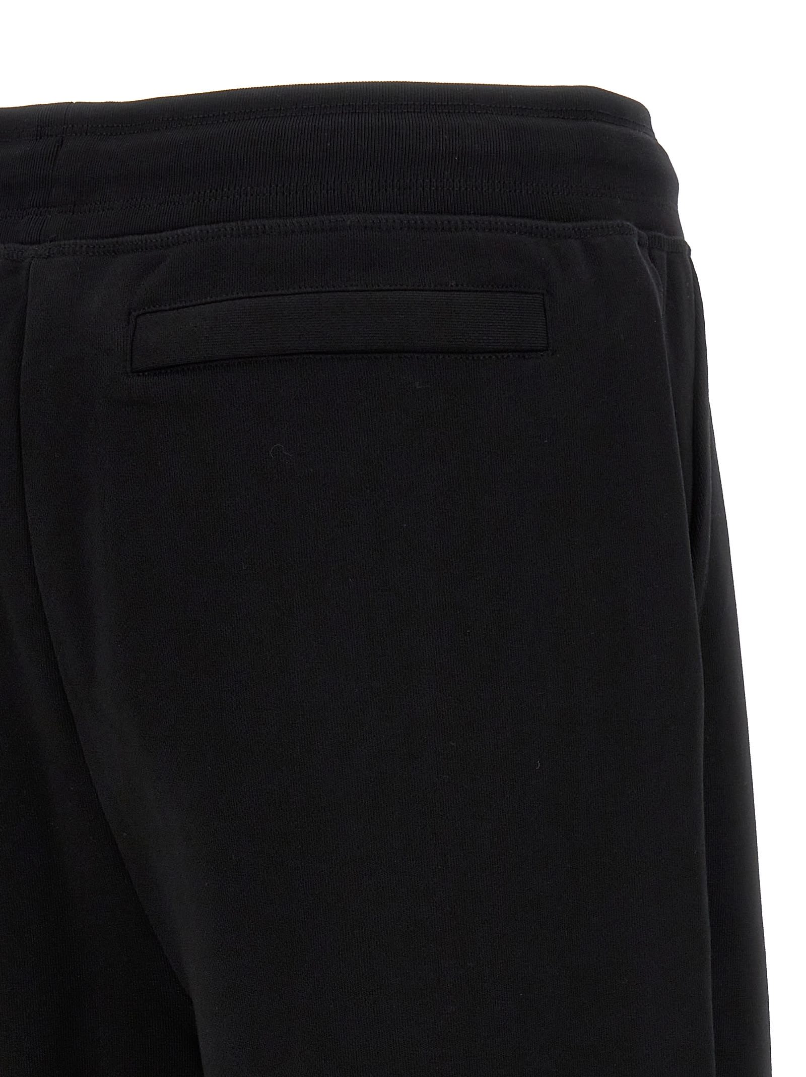 Canada Goose Men Black Cotton Logo Patch To The Front Elasticated Ankles Elasticated Drawstring Wais In Black