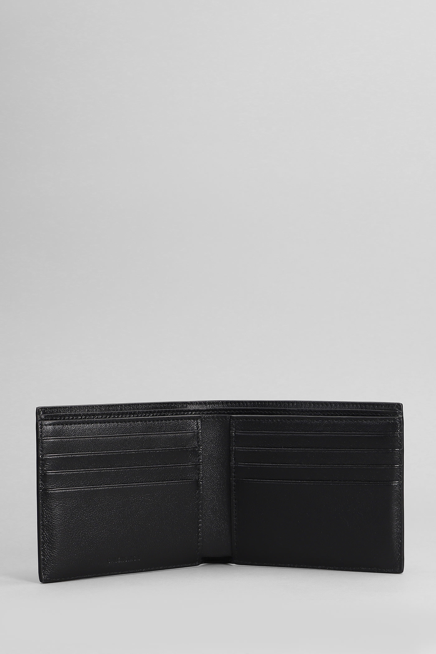 Shop Balenciaga Wallet In Black Leather