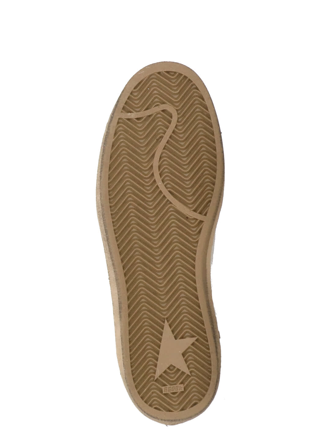 Golden Goose Low Top Sneakers With Perforated Toe And Star In Neutral