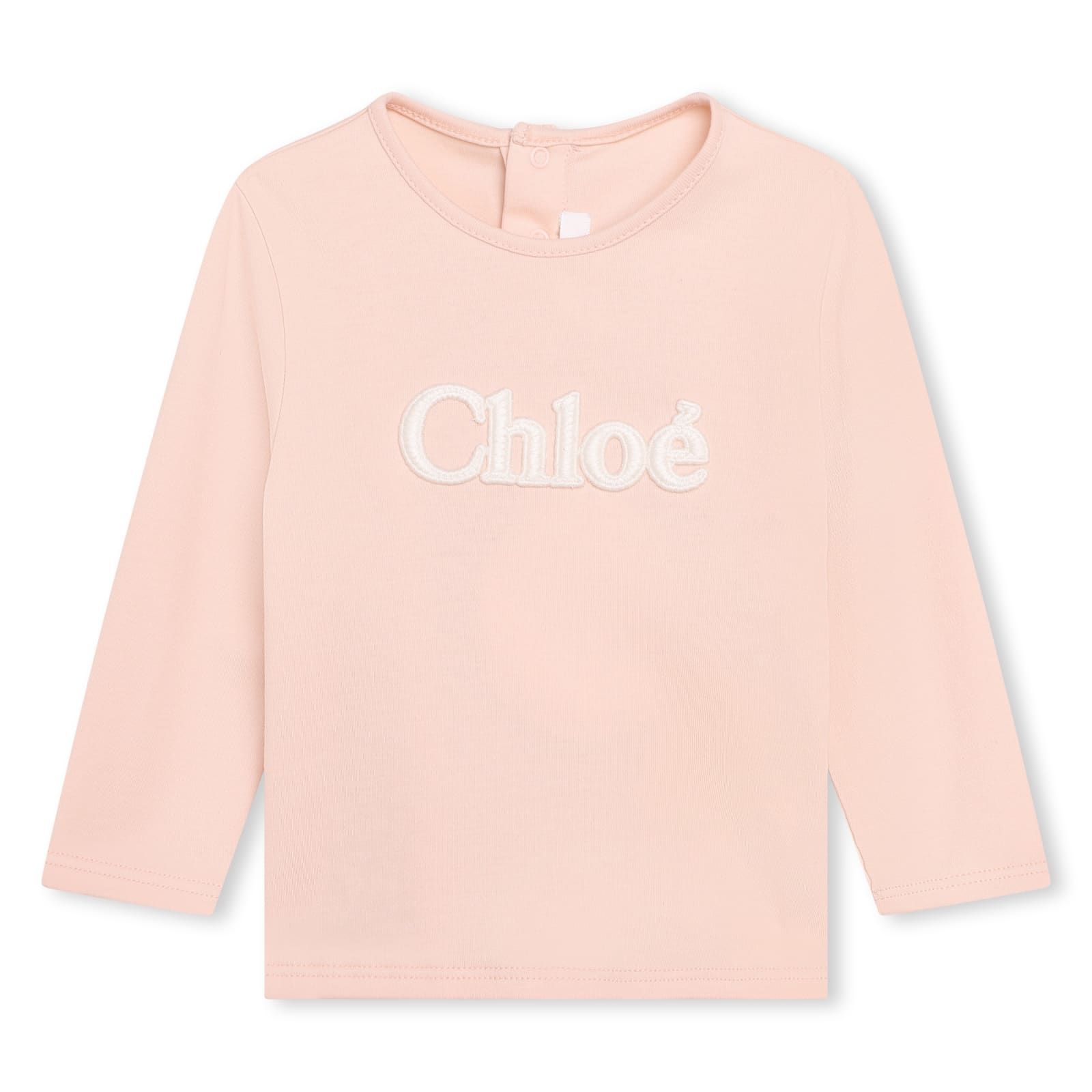 Chloé Kids Pink T-Shirt Baby Girl - Size: 12M