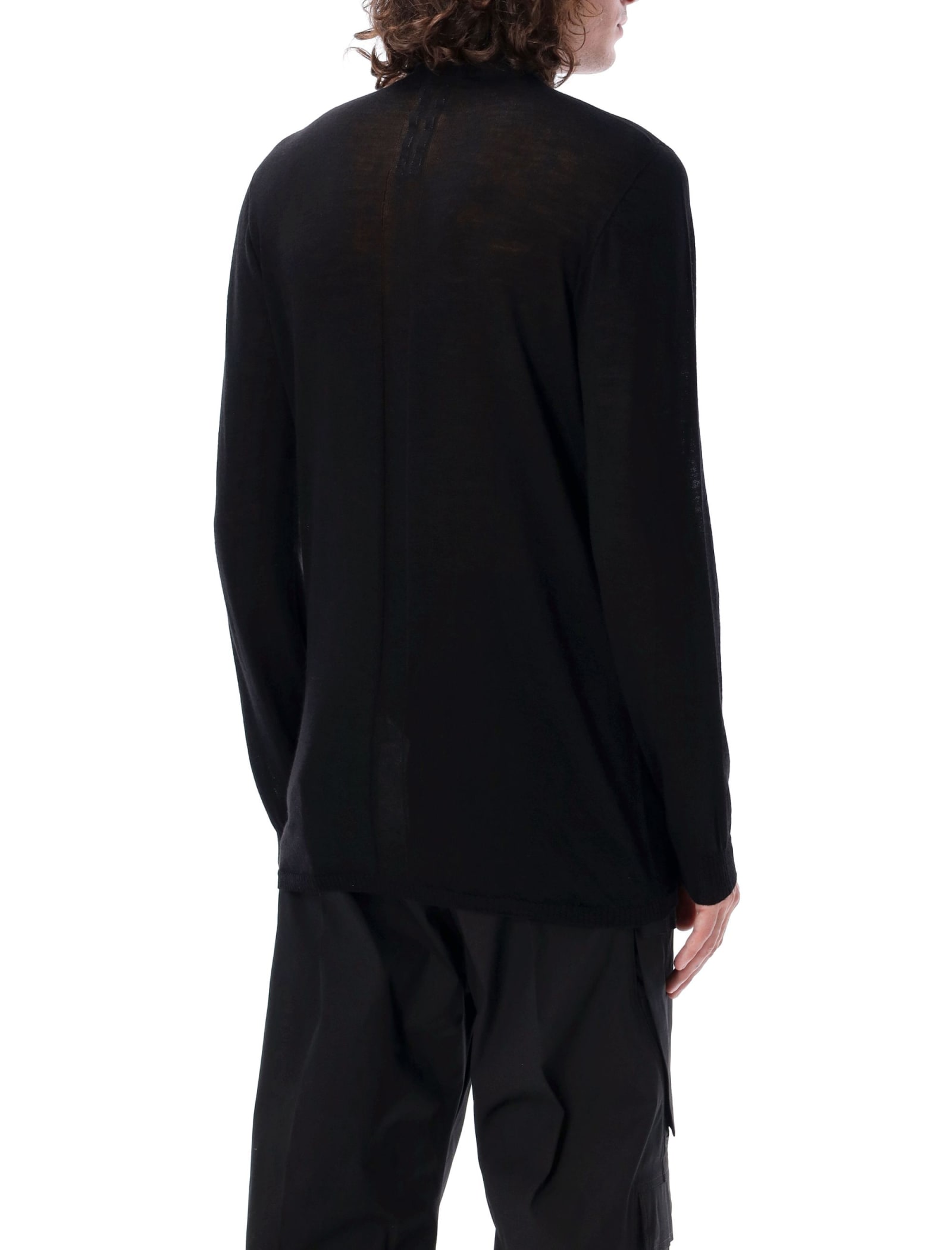 Shop Rick Owens Level Turtle Sweater In Black