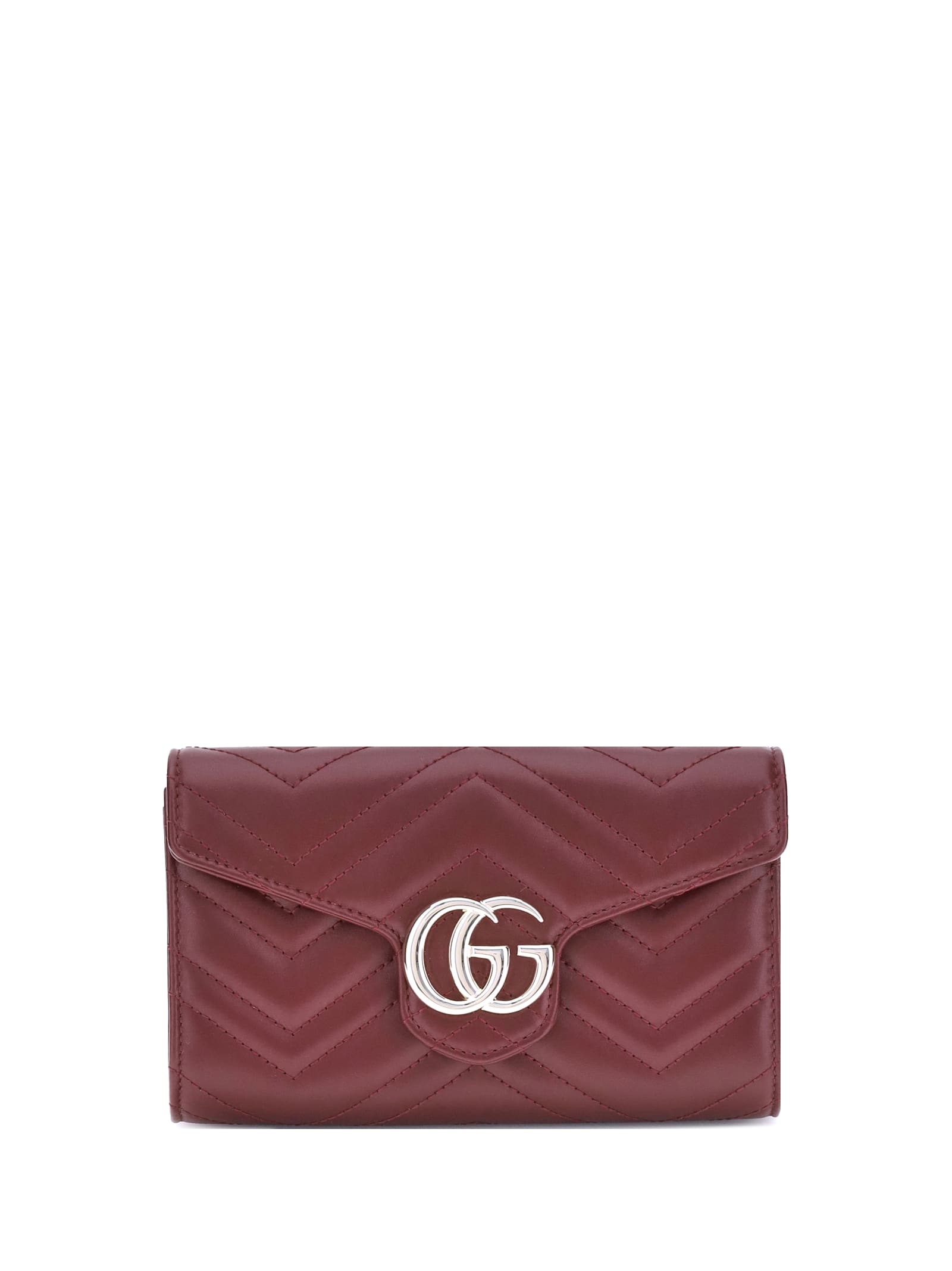 Gucci Gg Marmont Wallet With Chain