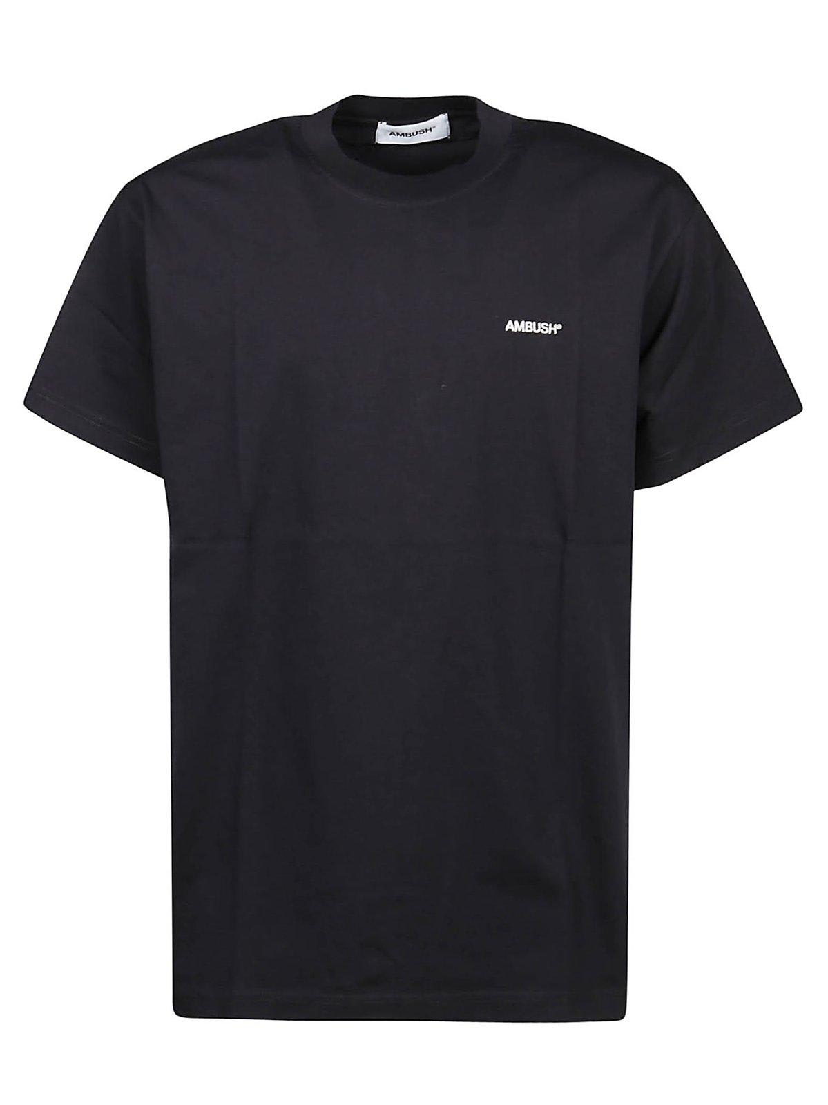 Shop Ambush Logo Detailed Three-pack T-shirt In Black