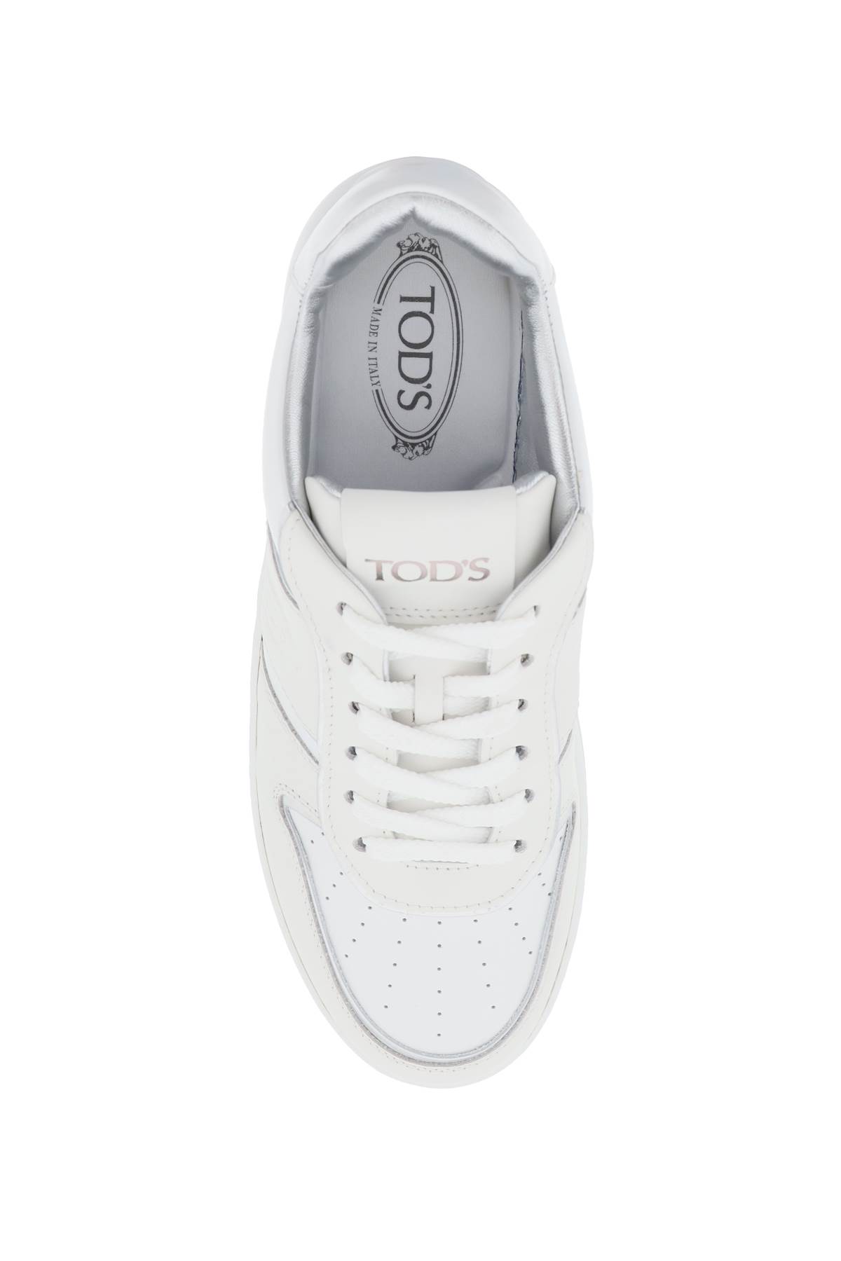 Tod's Women's Leather Platform Sneakers In White