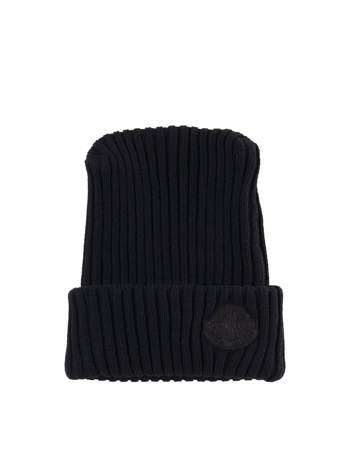Shop Moncler Genius Wool Cap In Black