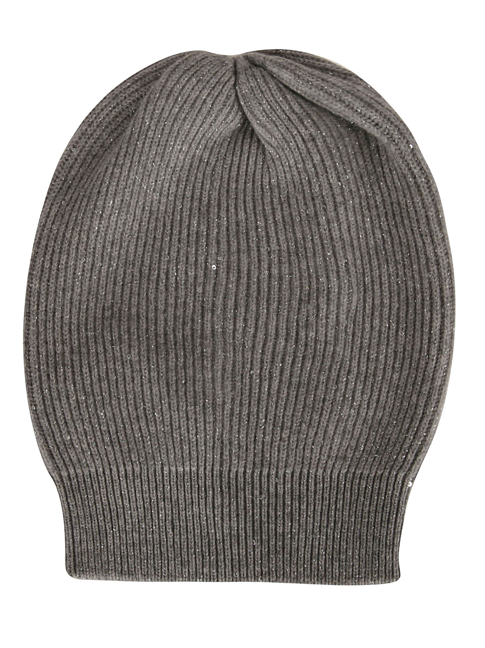 Brunello Cucinelli Ribbed Embellished Knit Beanie