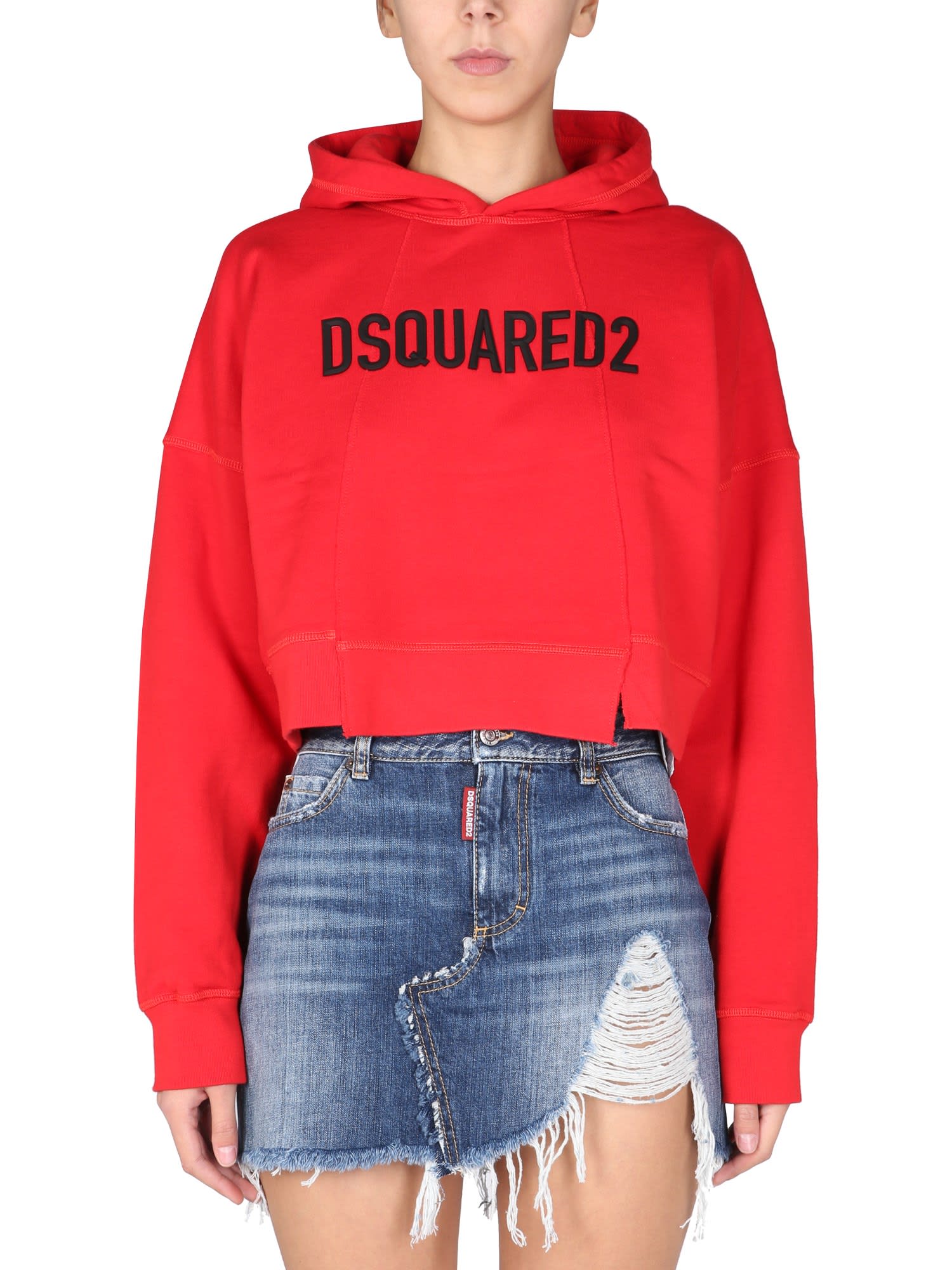 Dsquared2 Sweatshirt With Rubber Logo