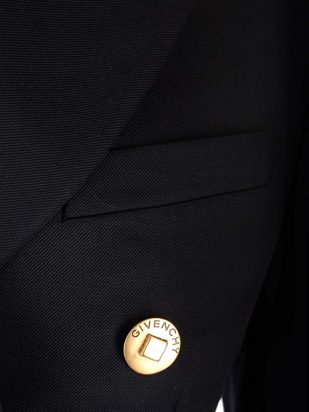 Shop Givenchy Wool-mohair Blend Blazer In Blue