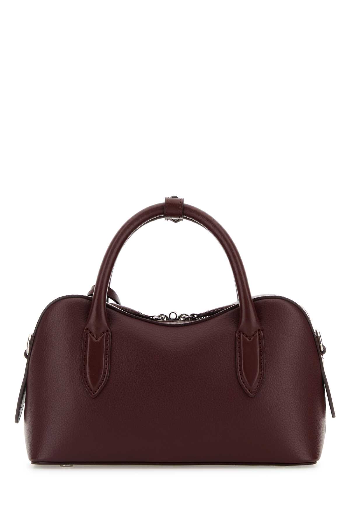 Stella Mccartney Ryder Bordeaux Handbag With Two Top Handles And Front Padlock Detail With Logo In Ecoleather Woman In Burgundy
