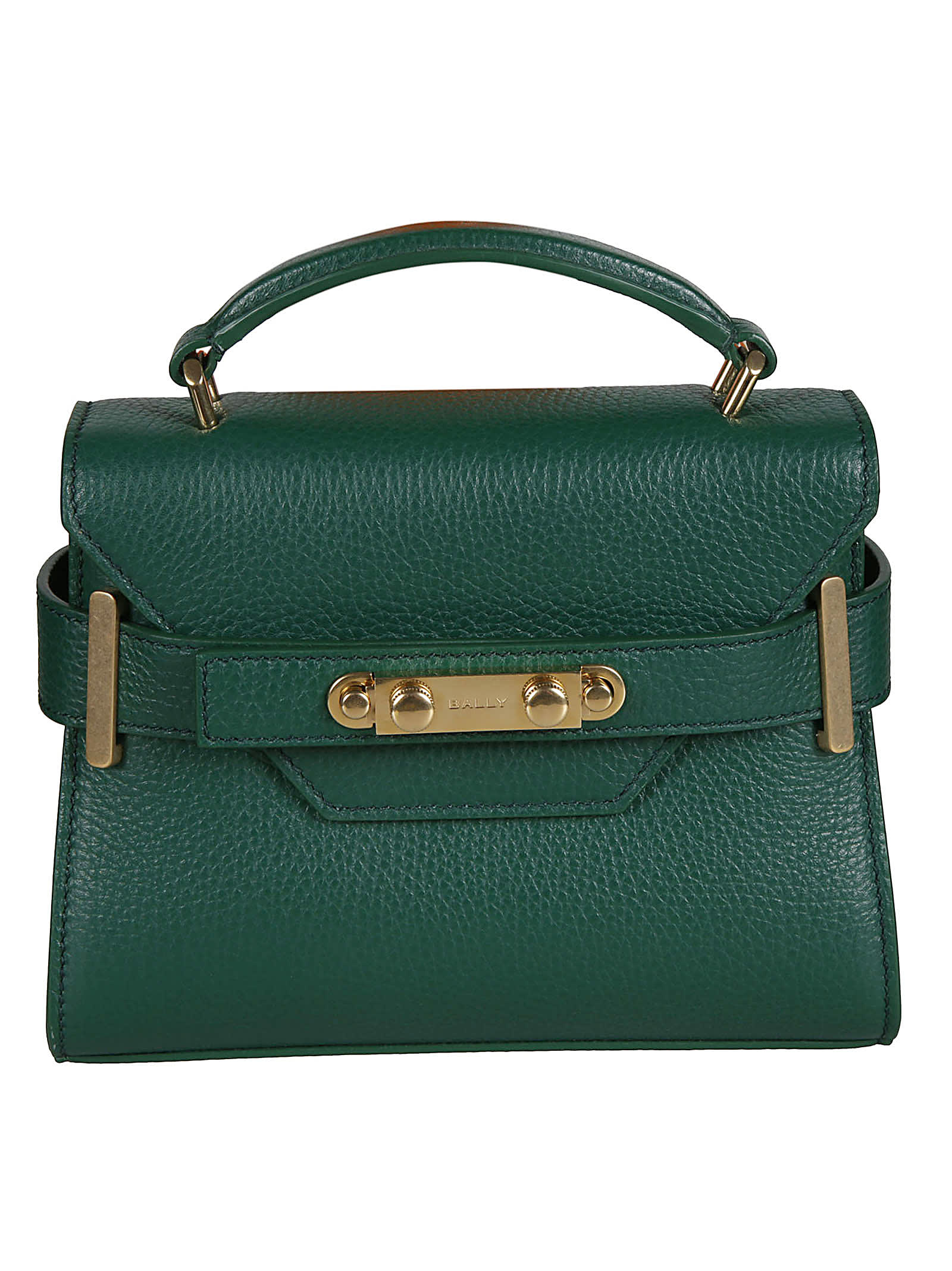 Bally Envelope Snap Tote In Green