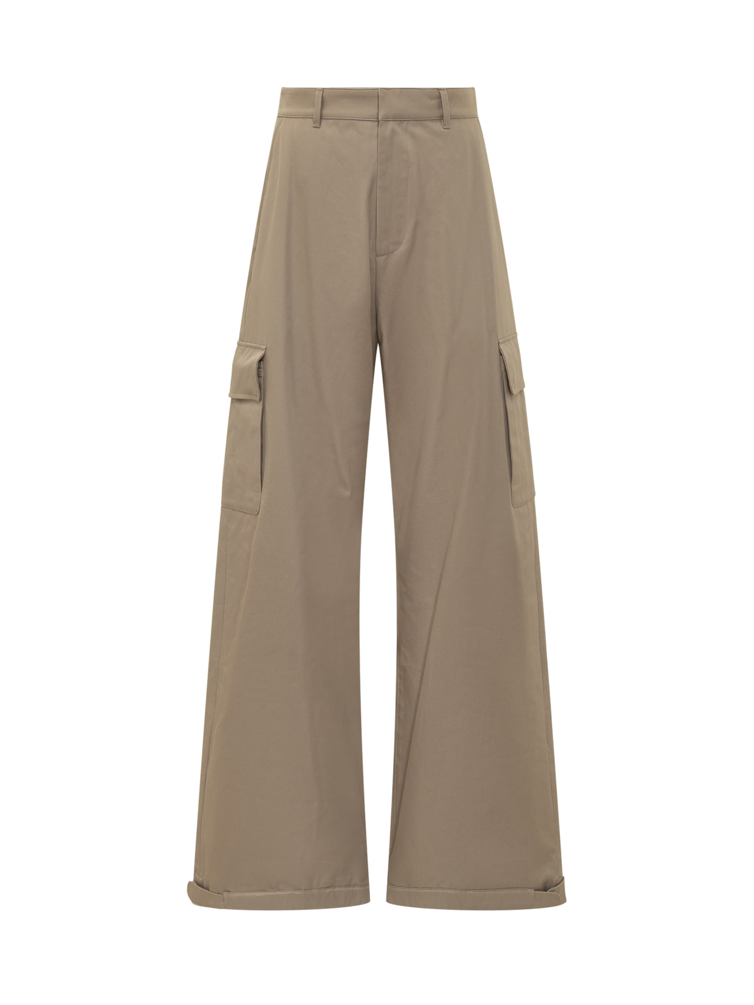 Shop Off-white Ow Cargo Pants In Beige