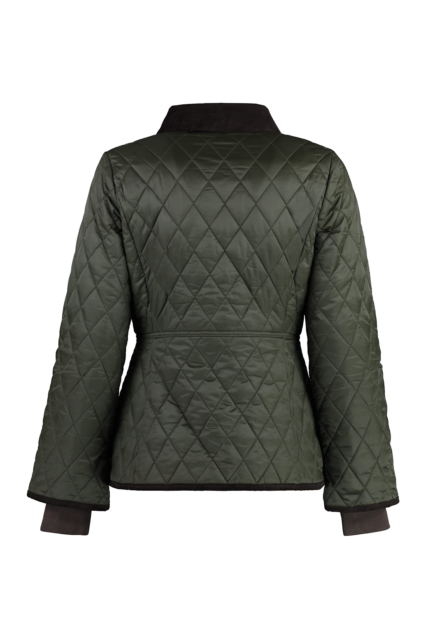 Shop Barbour Beadnell Quilted Jacket In Green