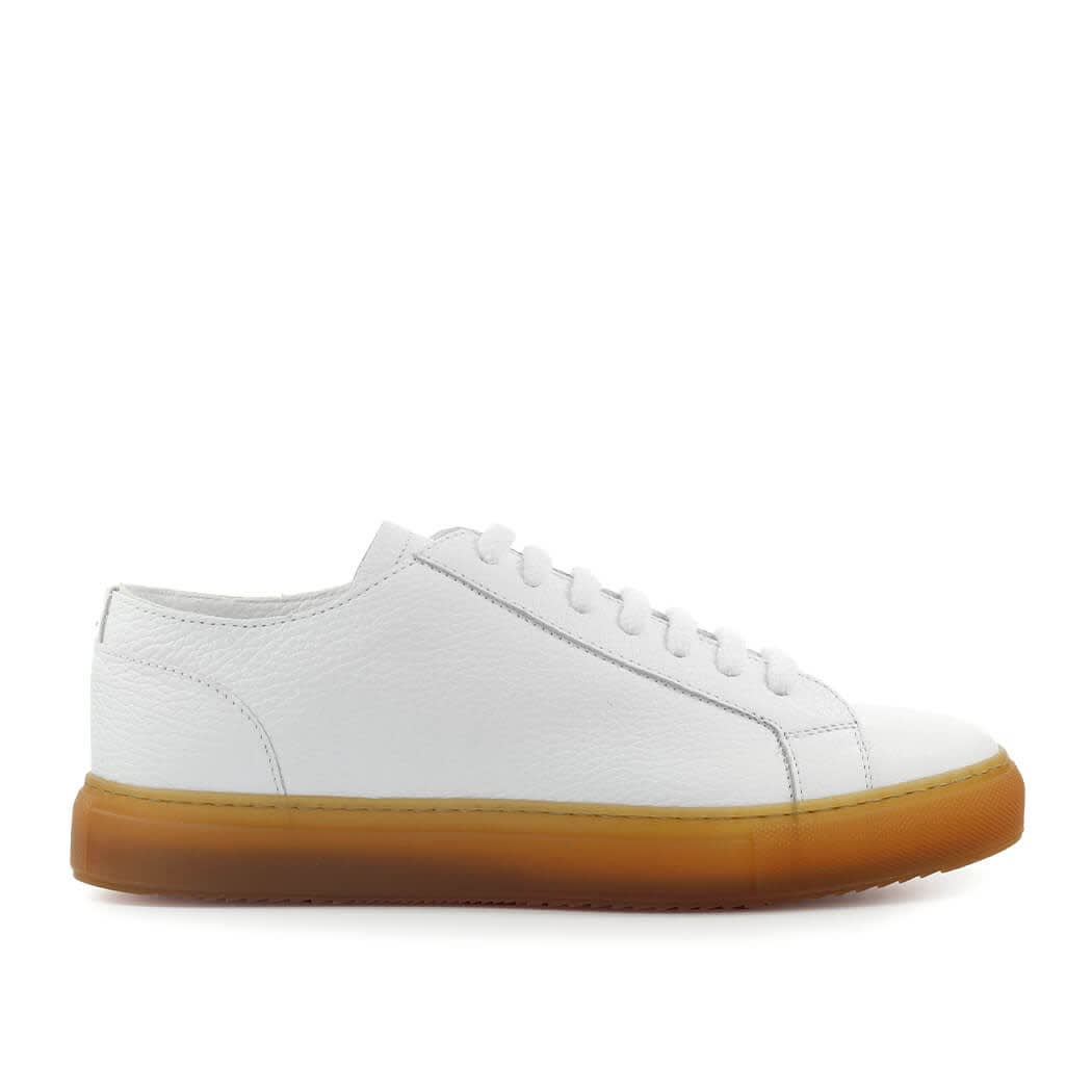 Doucal's Doucals White Amber Leather Sneaker