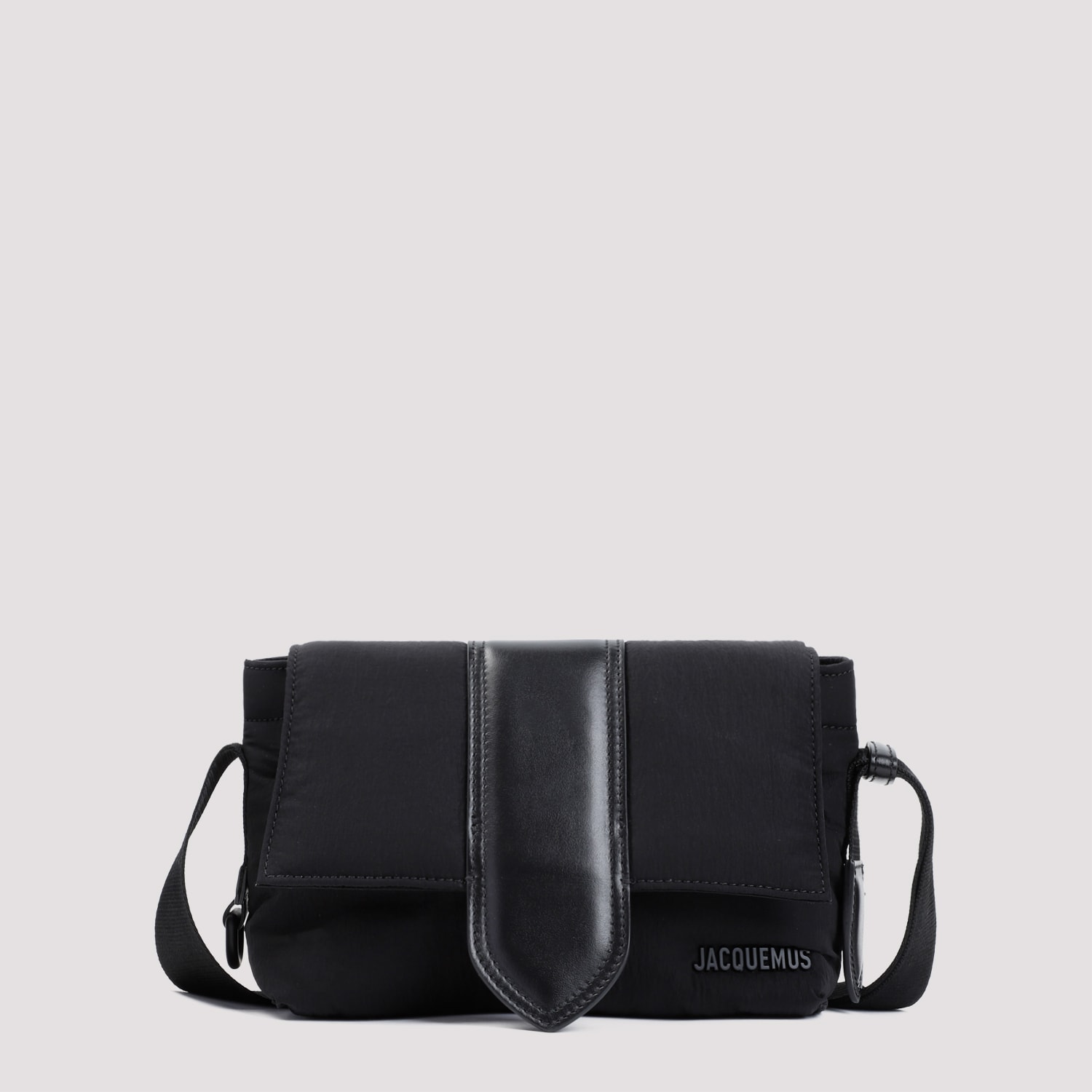 Shop Jacquemus Le Petit Messenger Bambino Shoulder Bag In Black