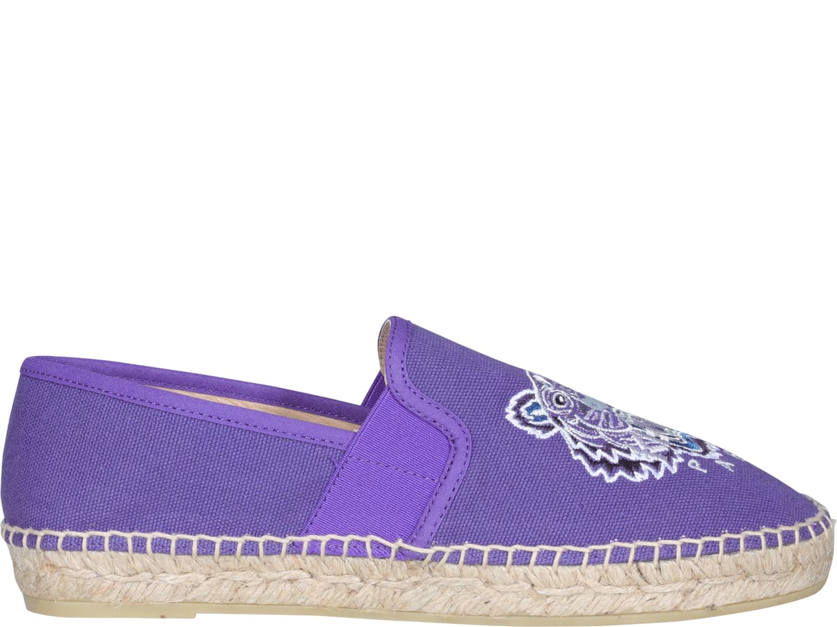 Buy Kenzo Espadrilles Elastic Tiger online, shop Kenzo shoes with free shipping