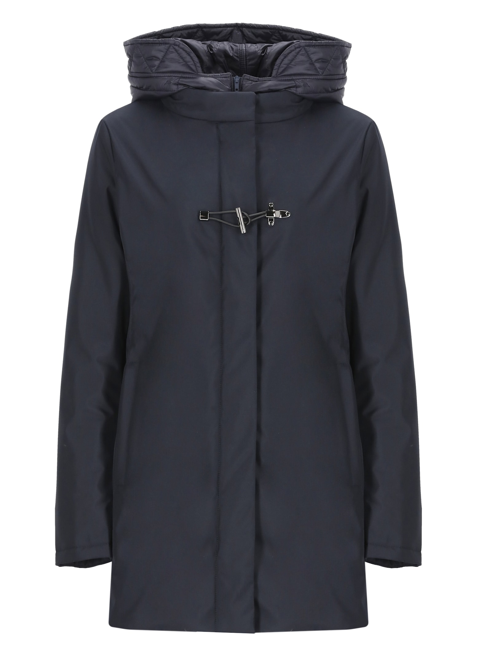 Shop Fay Toggle Coat In Blue