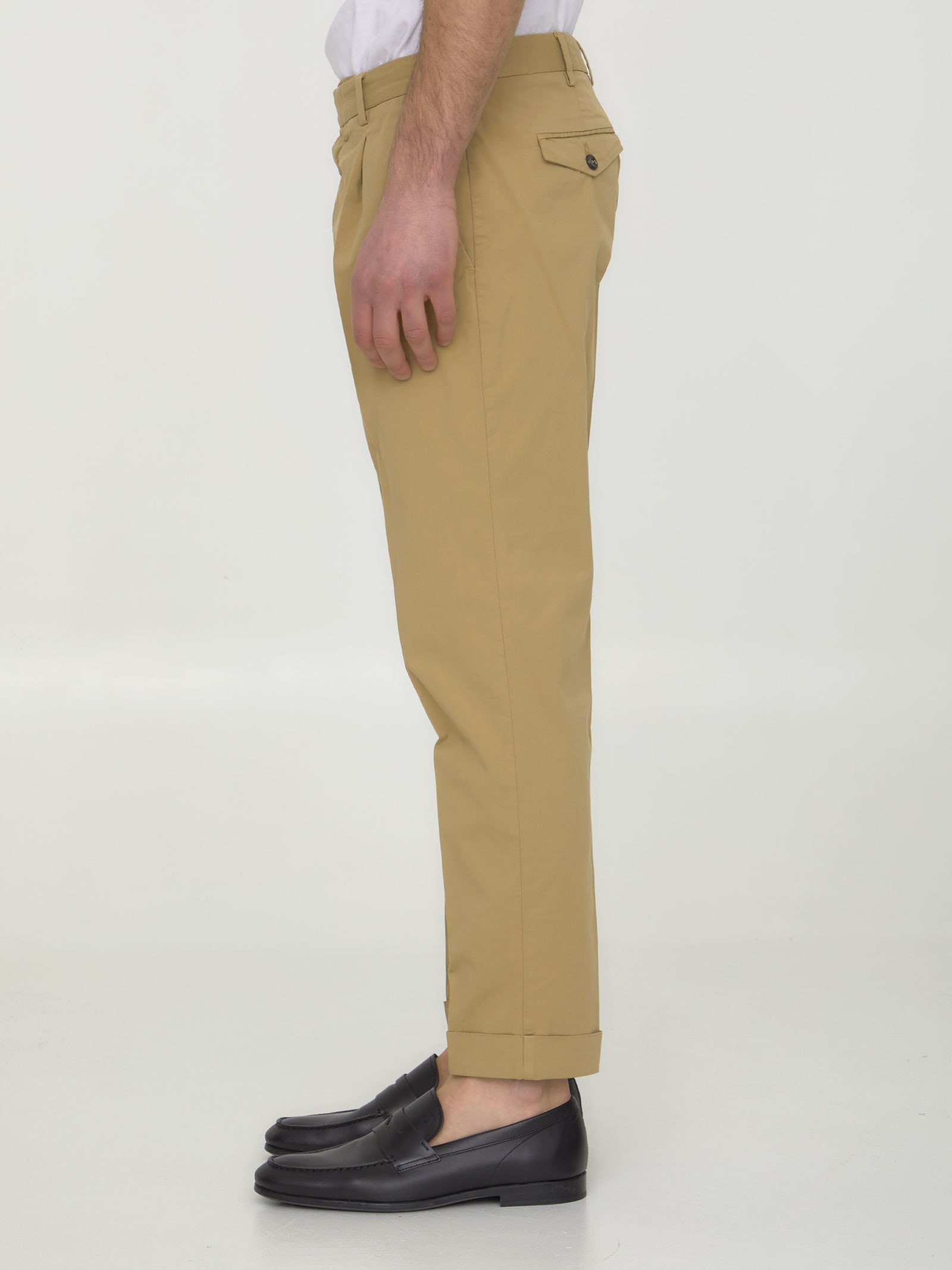 Shop Pt01 Beige Gabardine Trousers