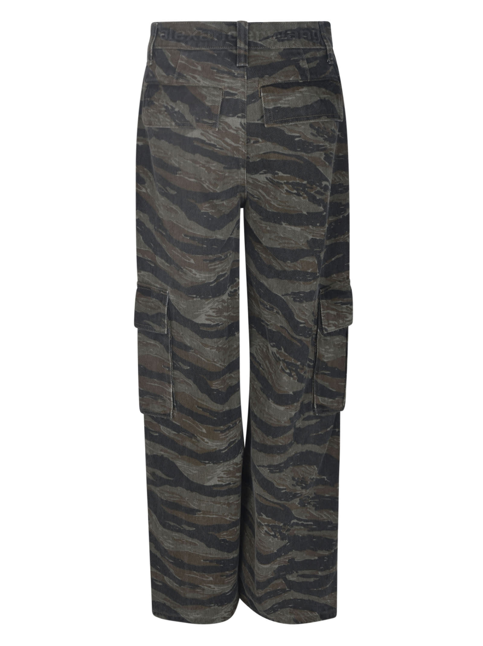 Shop Alexander Wang Bagged Out Pocket Jeans In Camo