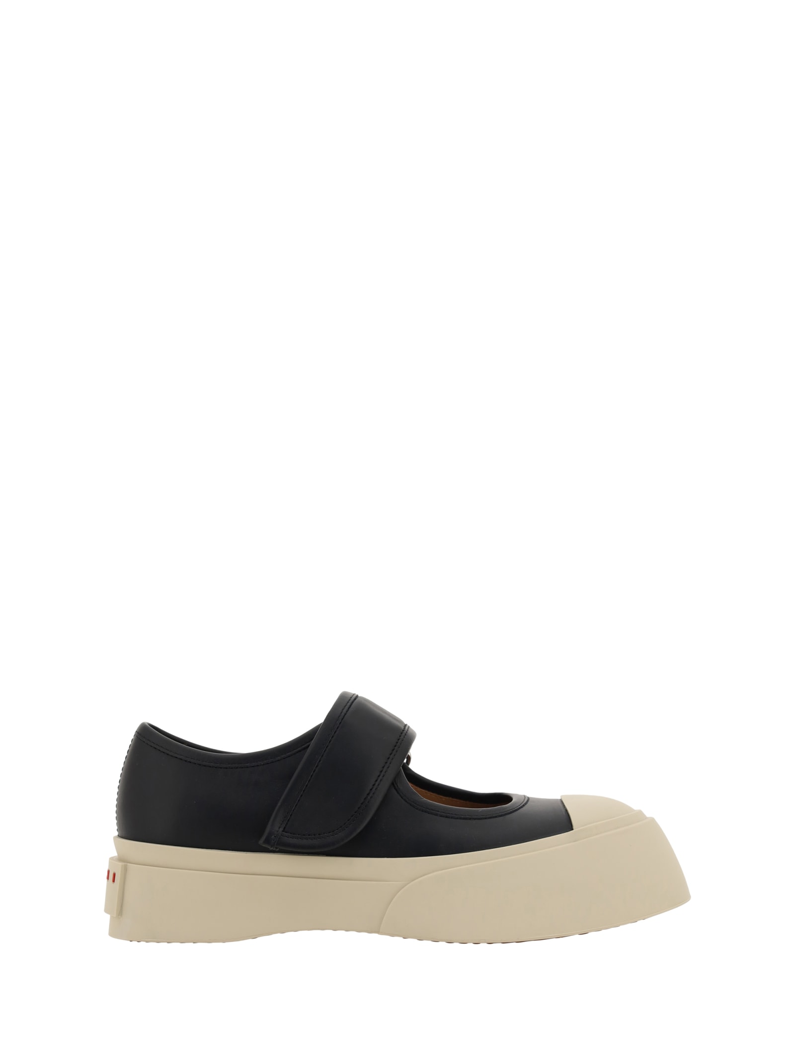 Shop Marni Pablo Mary Jane Sneakers In Black