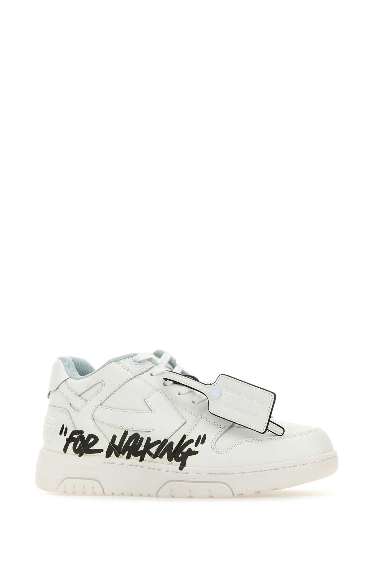 Shop Off-white White Leather Out Of Office For Walking Sneakers