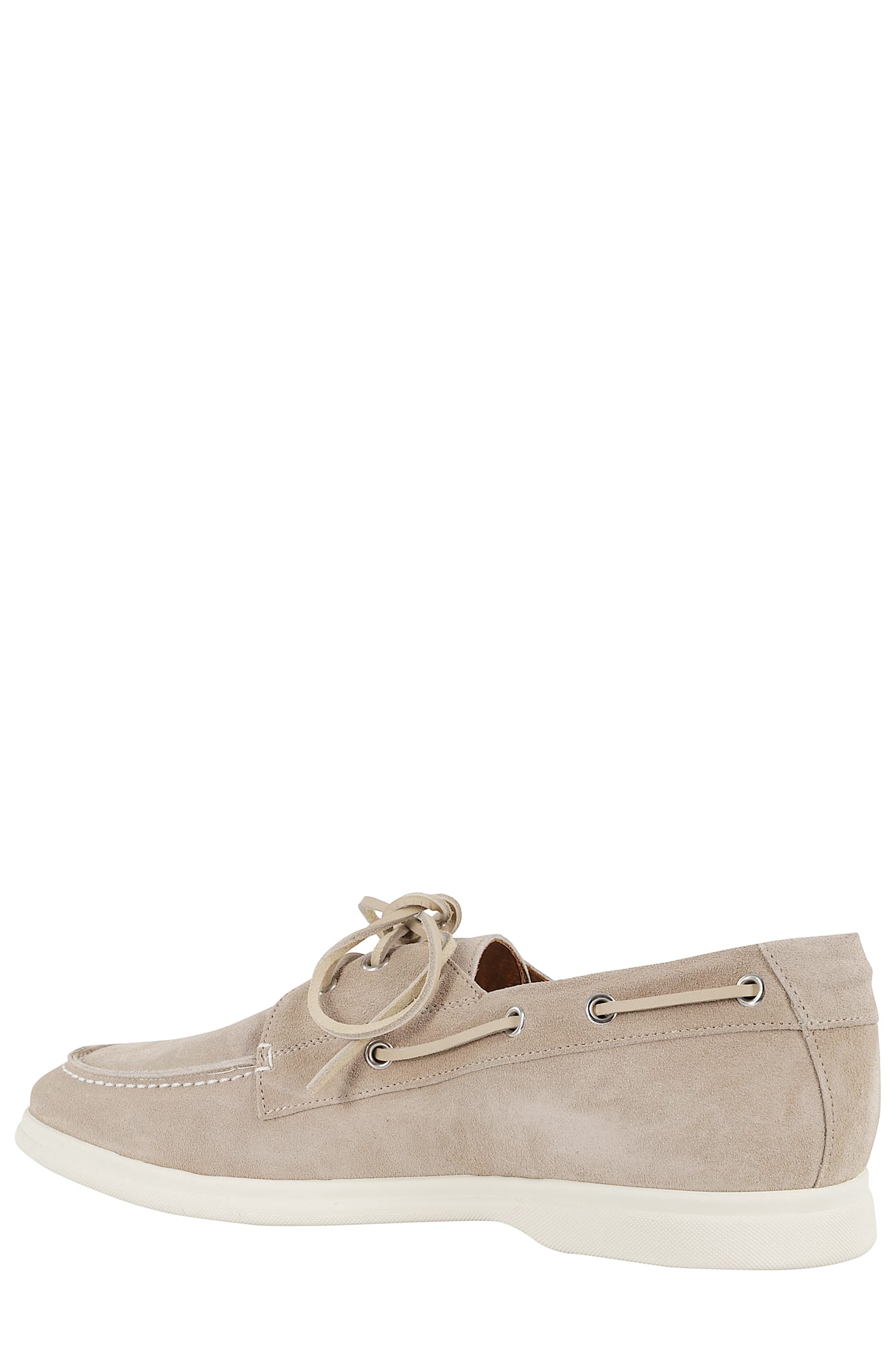 Tagliatore Scarpa Da Barca Suede In Gesso