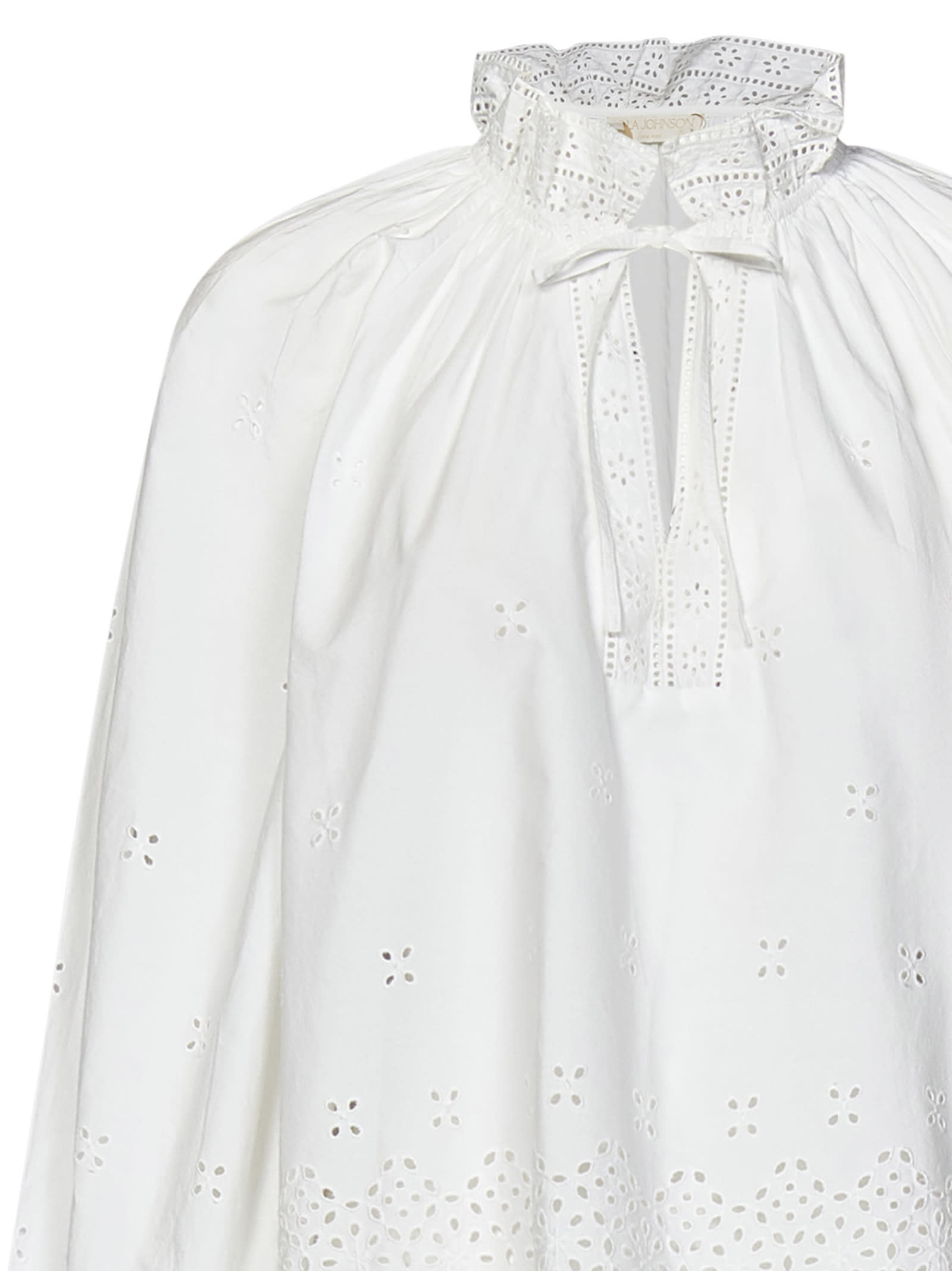Shop Ulla Johnson Alora Shirt In White