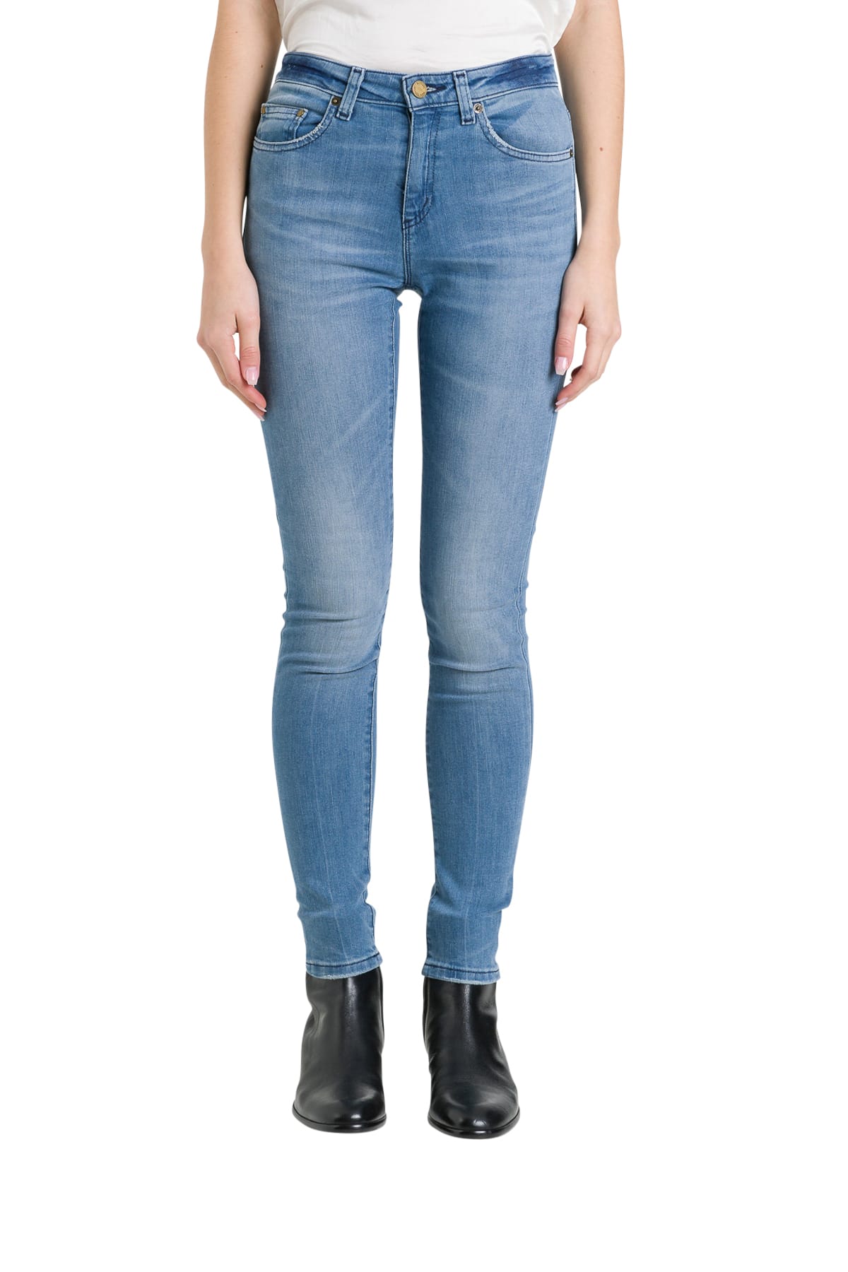 Michael Michael Kors Selma Skinny Jeans In Blu
